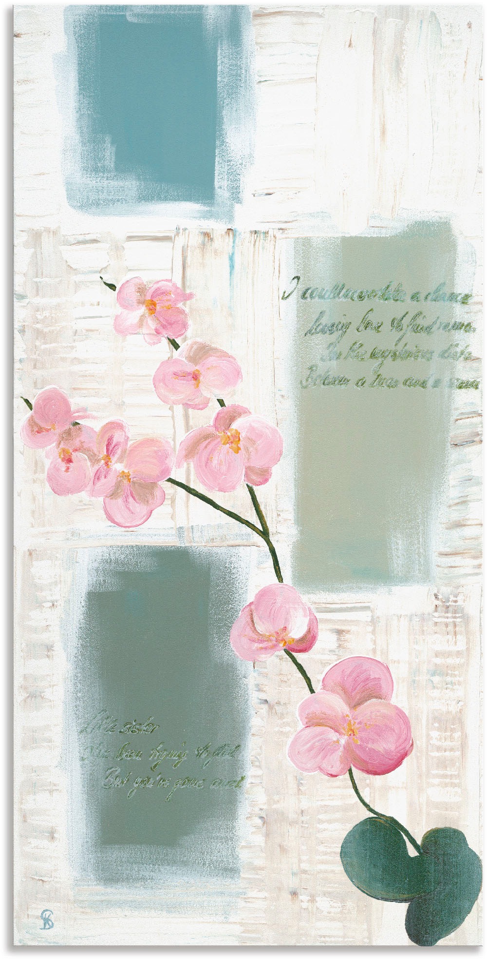 Artland Wandbild »Poesie II«, Blumen, (1 St.), als Alubild, Leinwandbild,  Wandaufkleber oder Poster in versch. Größen bestellen | BAUR