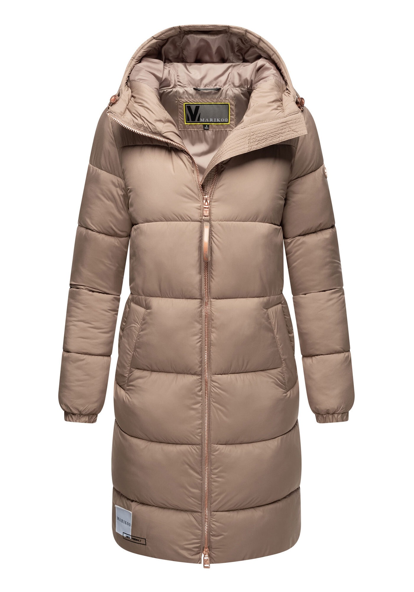 Marikoo Winterjacke »Nomadiaa«, Lange Damen Winterjacke