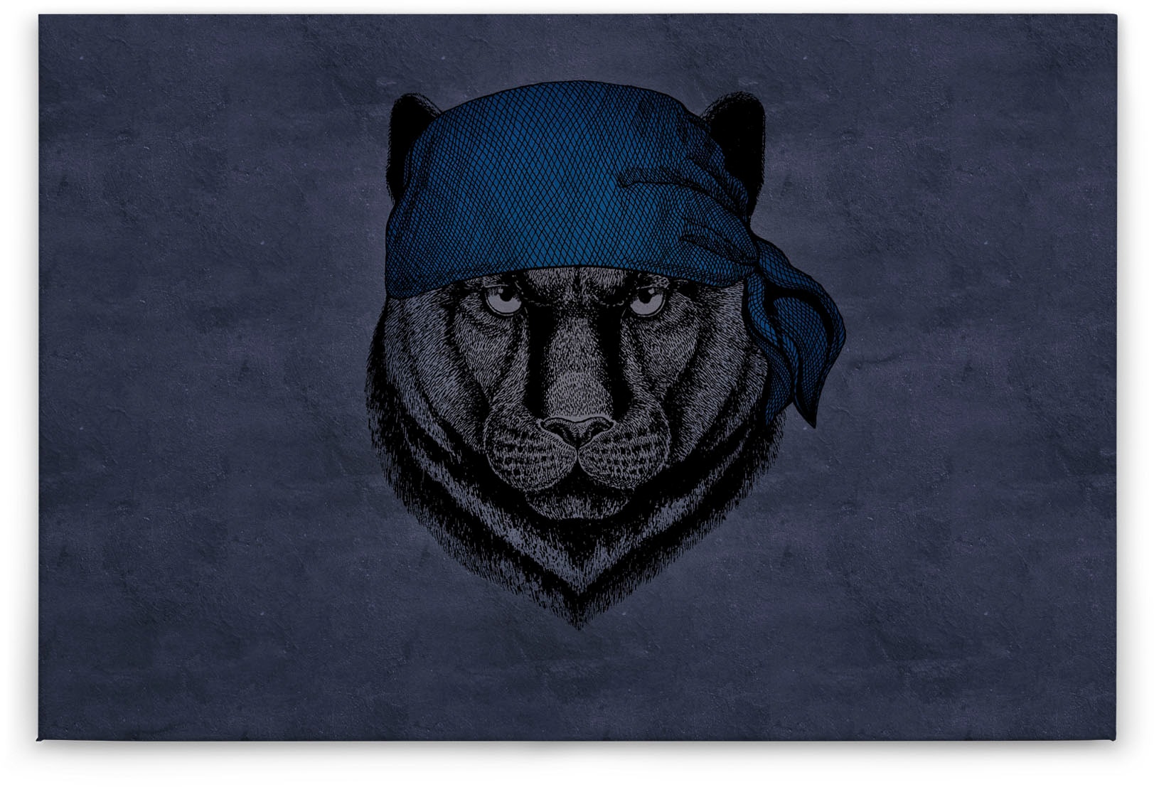 A.S. Création Leinwandbild "panther", Kunst-Tiere-Kinder, (1 St.), Wild Tie günstig online kaufen