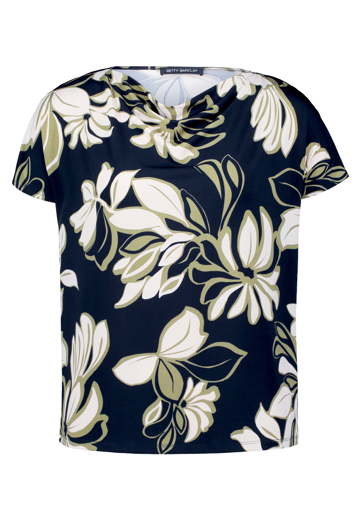 Betty Barclay Kurzarmshirt »Damen mit Wasserfallausschnitt« 1 Stk.