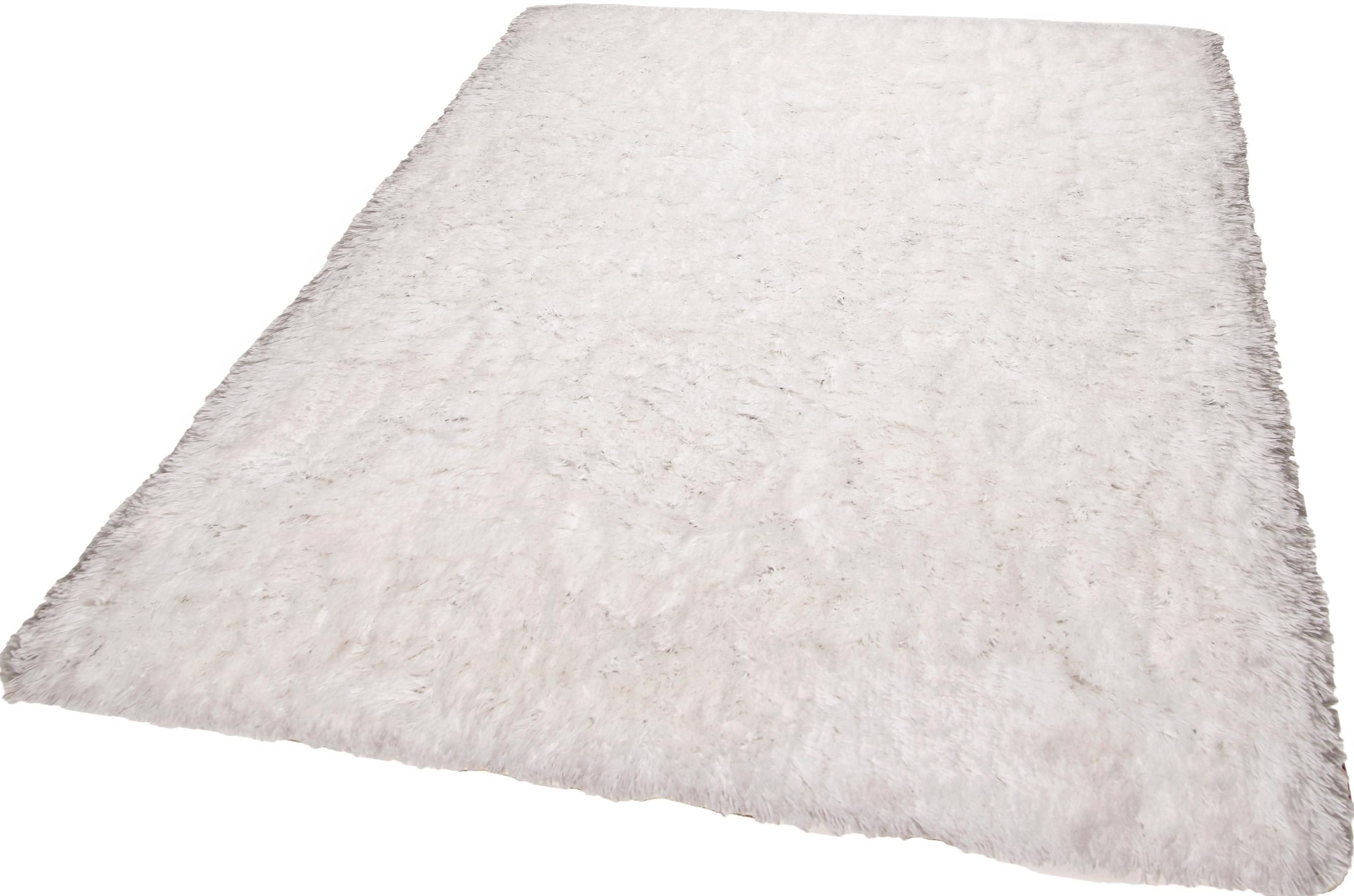 TOM TAILOR HOME Hochflor-Teppich "Flocatic" rechteckig 60 mm Höhe super wei günstig online kaufen