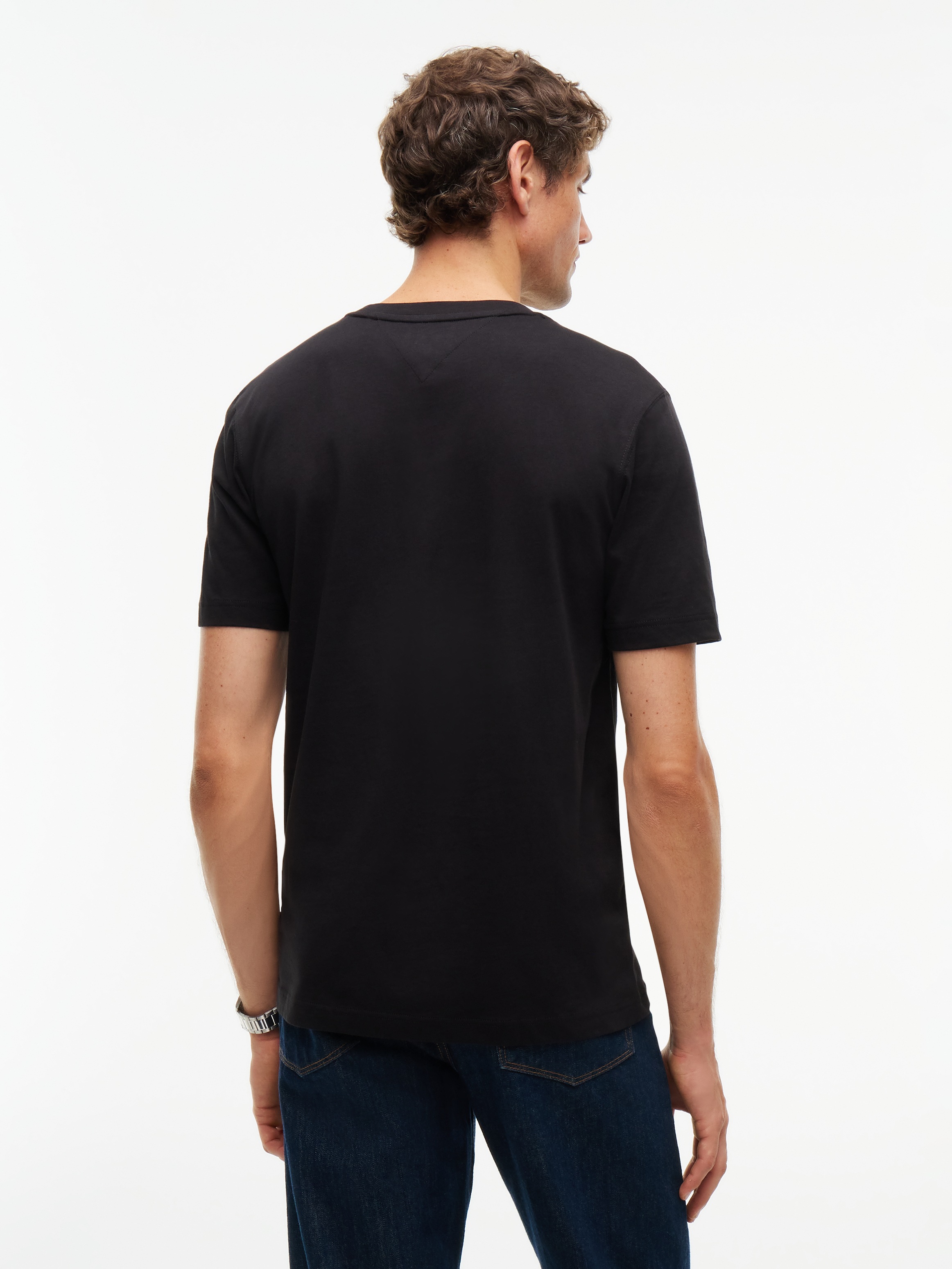 Tommy Hilfiger T-Shirt »BRAND LOVE TEXT STACK« Regular fit mit Rundhalsausschnitt