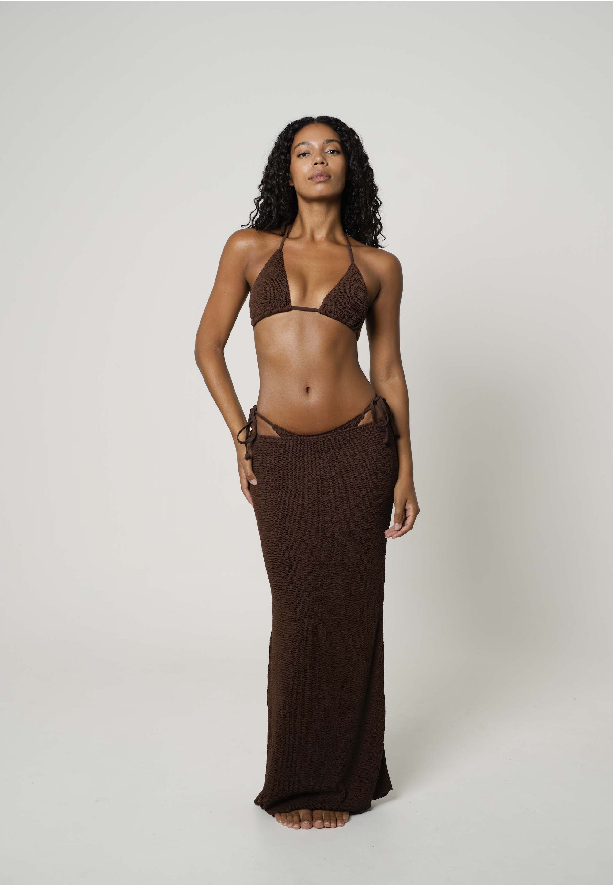 Moda Minx Sommerrock »Scrunch«, mit strukturiertem Scrunch-Material