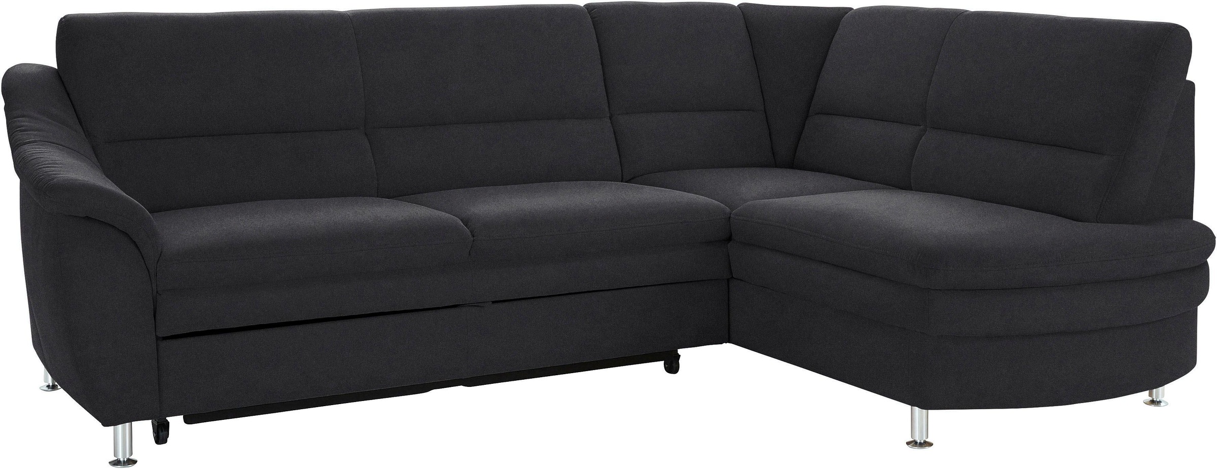 sit&more Ecksofa »Cardoso L-Form«, mit Federkern, wahlweise mit Bettfunktion und Schubkasten