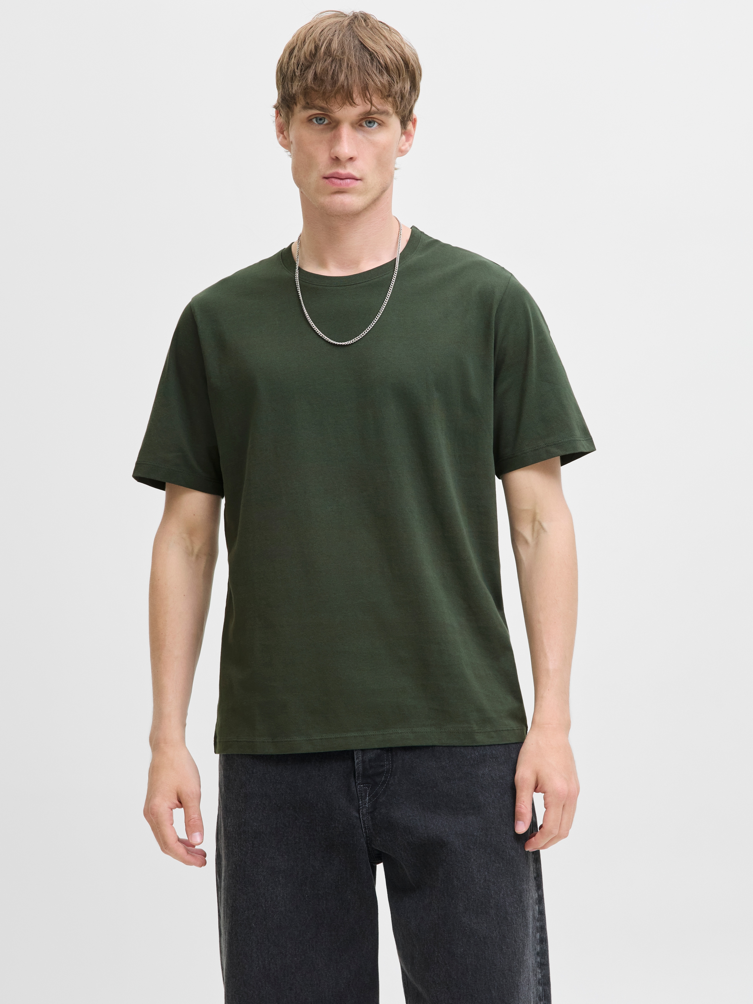 Jack & Jones Rundhalsshirt "JJEORGANIC BASIC TEE SS O-NECK NOOS", mit Rundh günstig online kaufen