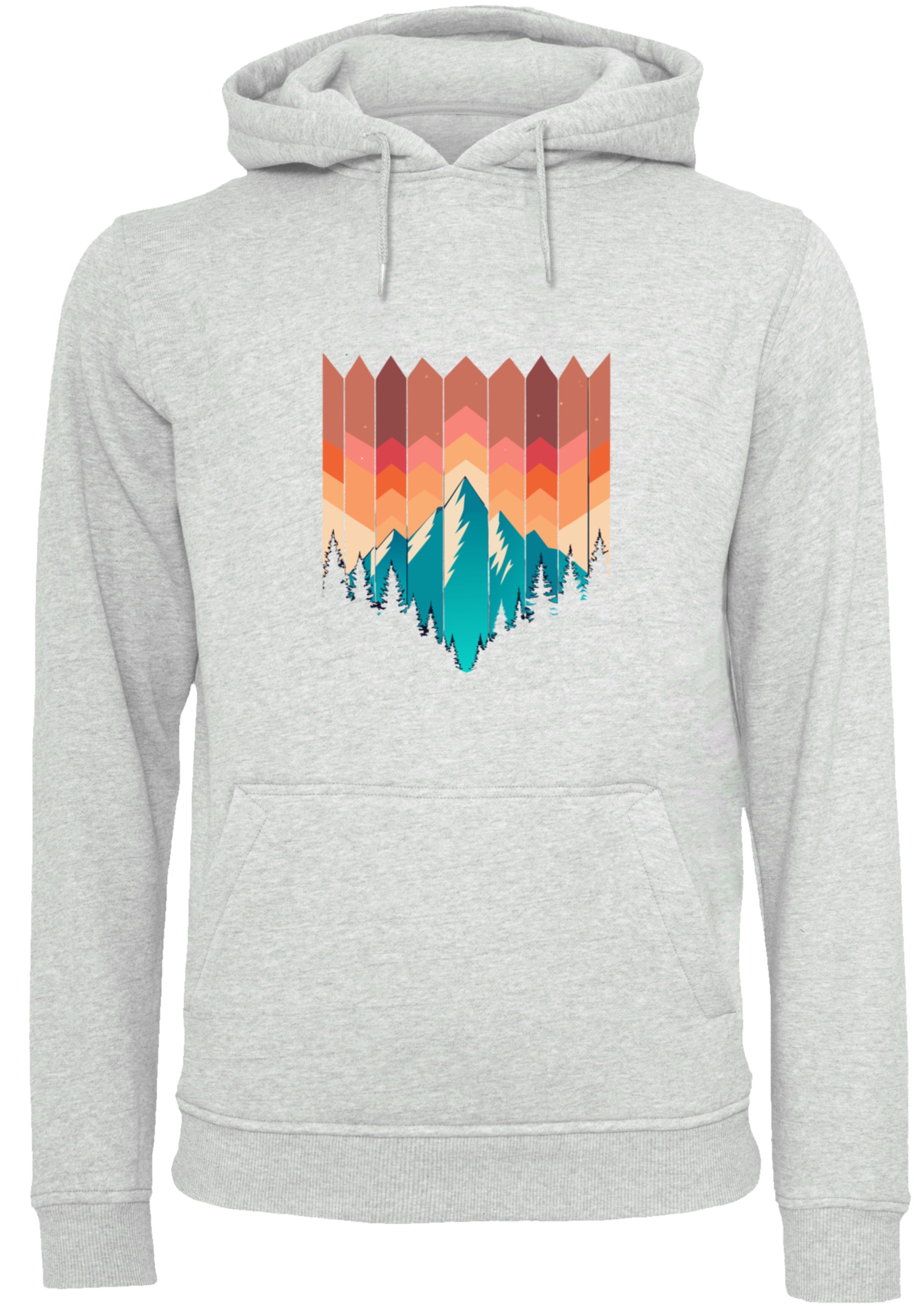 F4NT4STIC Kapuzenpullover »Berg Sonnenuntergang Geometrisch«, Premium Qualität