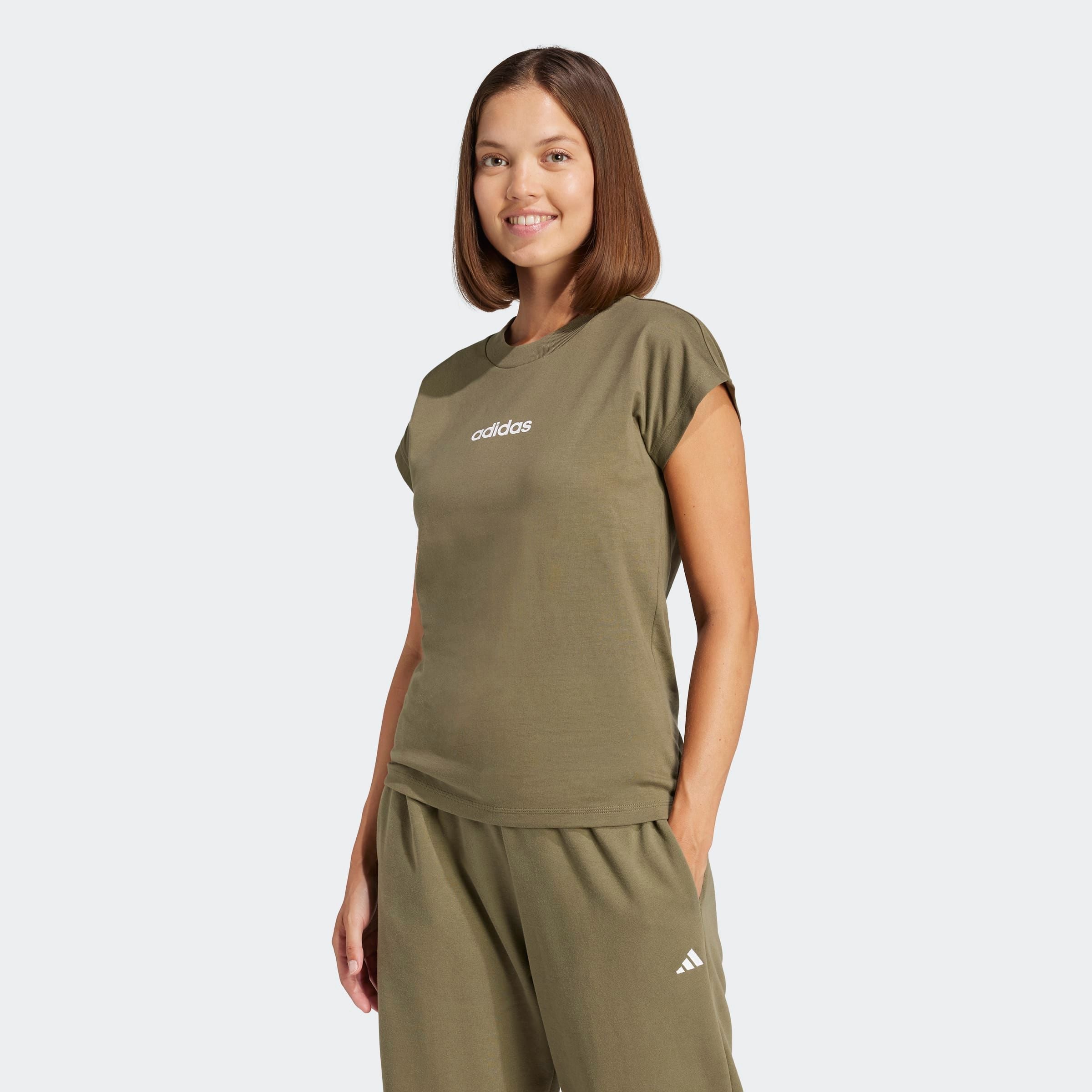 adidas Sportswear T-Shirt »W LIN SJ T«, Basic T-Shirt aus weichem Material