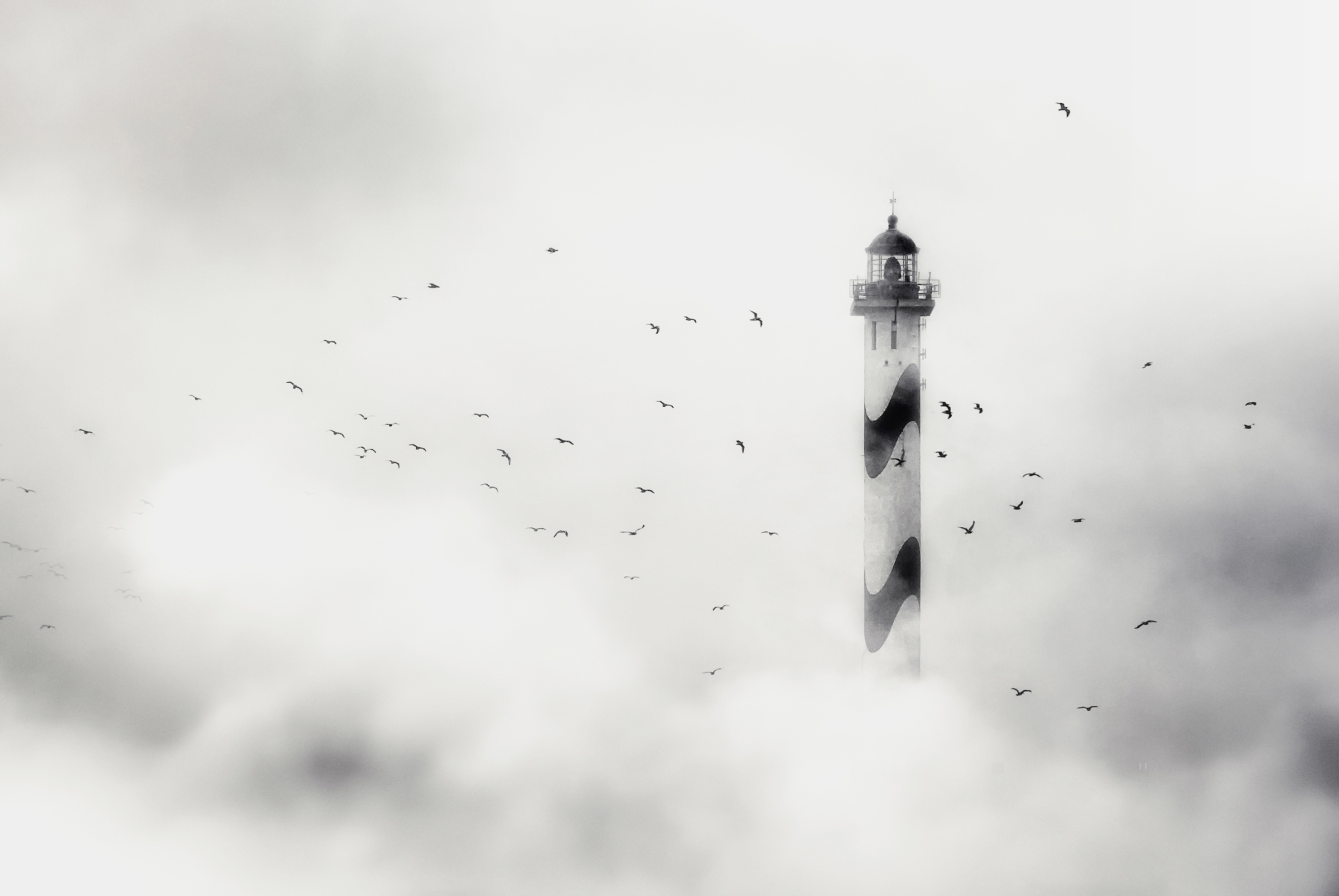 Papermoon Fototapete "Photo-Art PIET FLOUR, DER NEBEL"