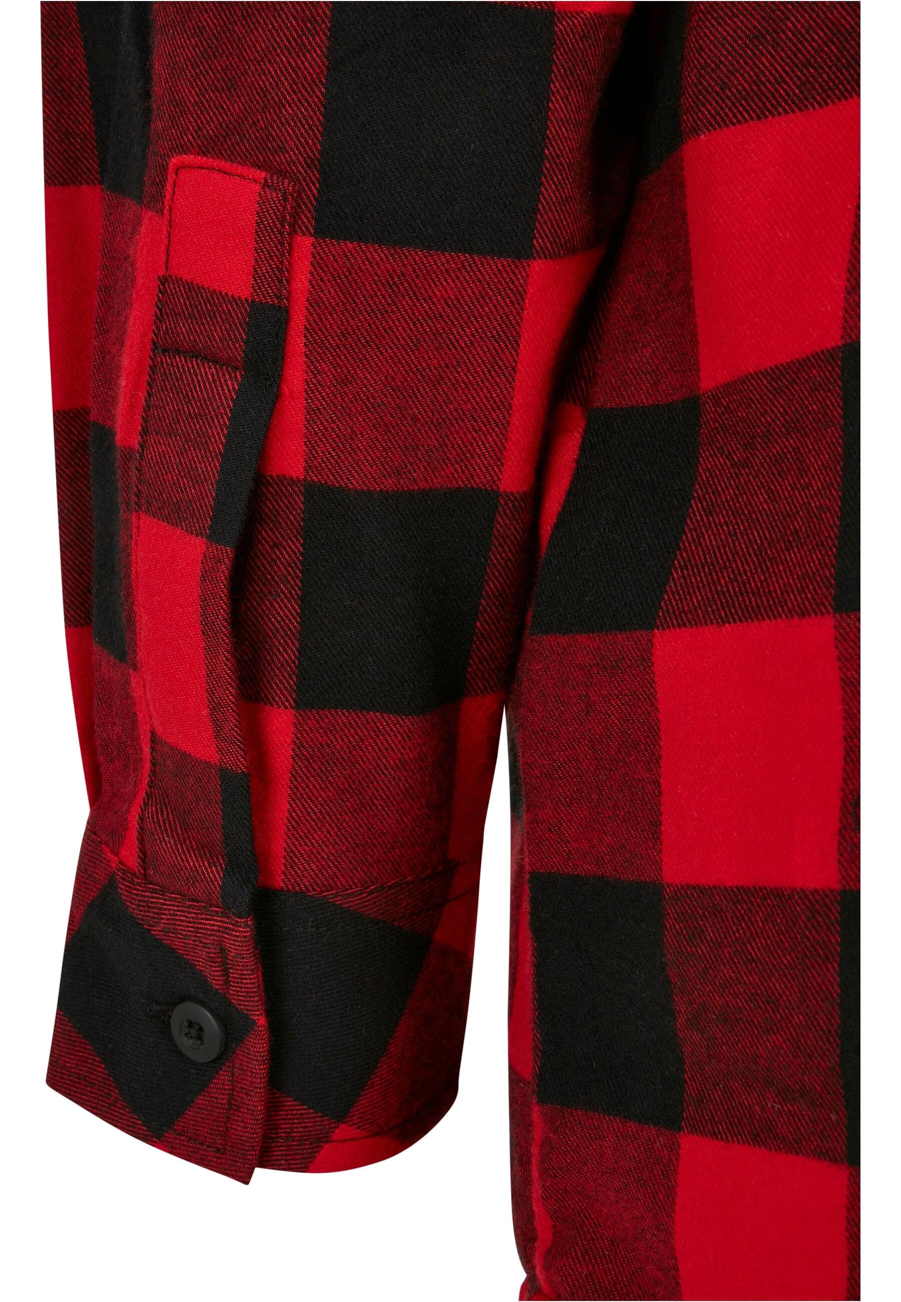 URBAN CLASSICS Shirtkleid »Urban Classics Damen Ladies Oversized Check Flannel Shirt Dress«, (1 tlg.)