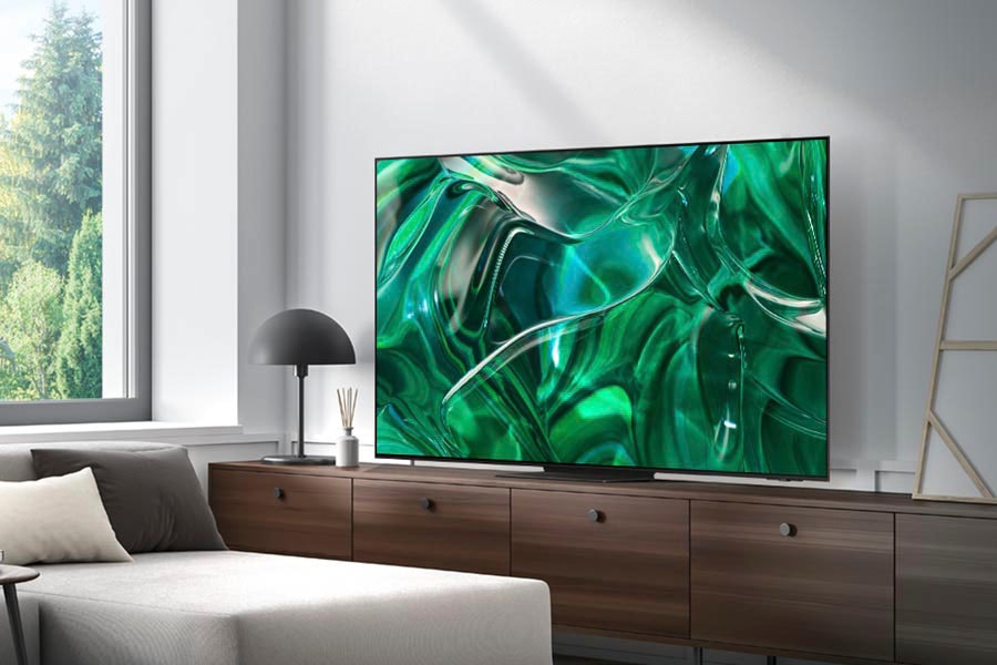 Samsung OLED-Fernseher, 138 cm/55 Zoll, Smart-TV, Neural Quantum Prozessor 4K,Infinity One Design,Gaming Hub