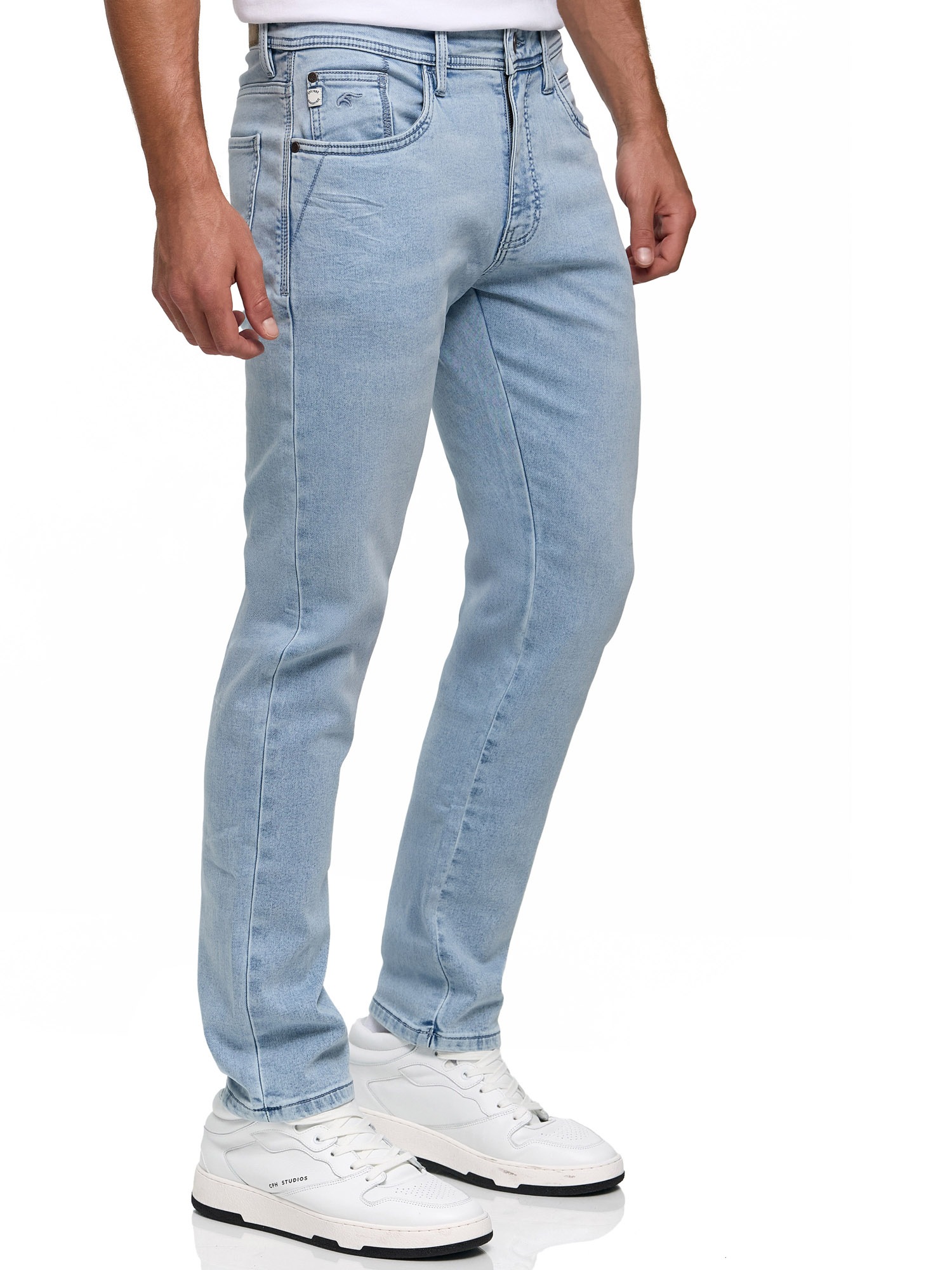 Thumbnail - Indicode Regular-fit-Jeans "INCoil" Baumwollmischung, regular fit