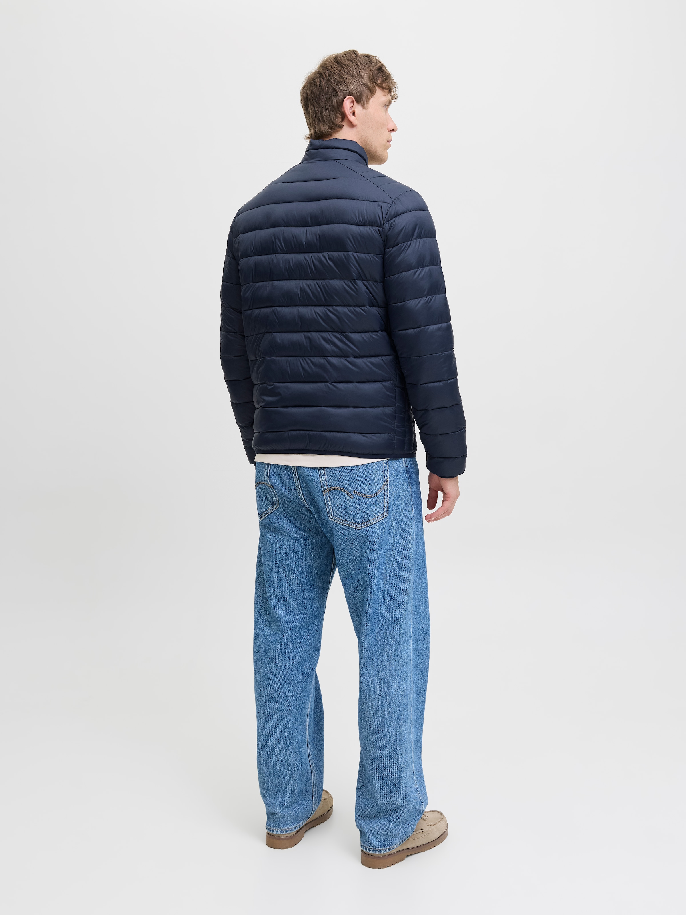 Jack & Jones Steppjacke »JJEBRADLEY LIGHT PUFFER COLLAR NOOS«, ohne Kapuze