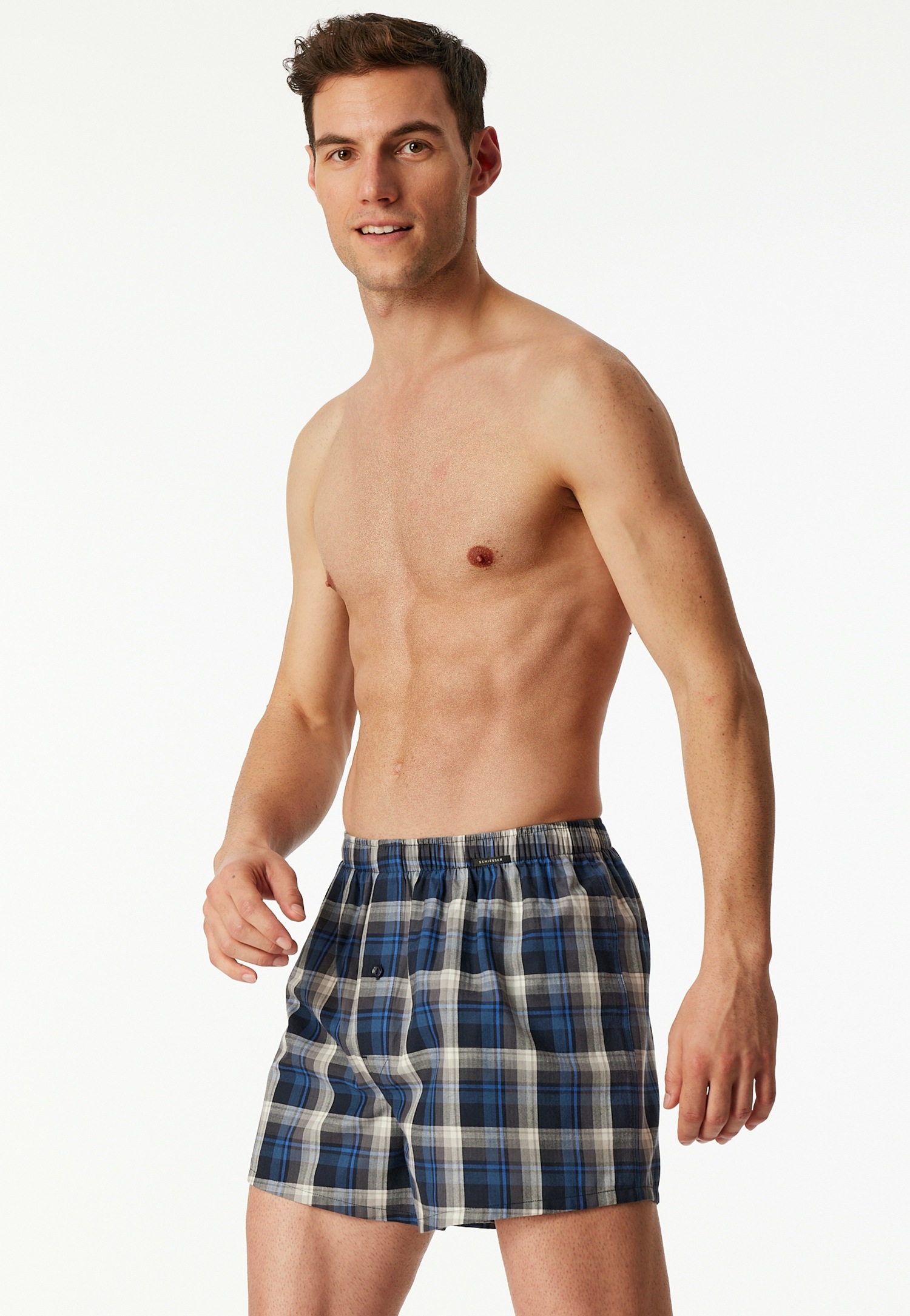 Schiesser Weiter Boxer "Boxershorts Multipacks", (2er Pack), mit Eingriff, günstig online kaufen