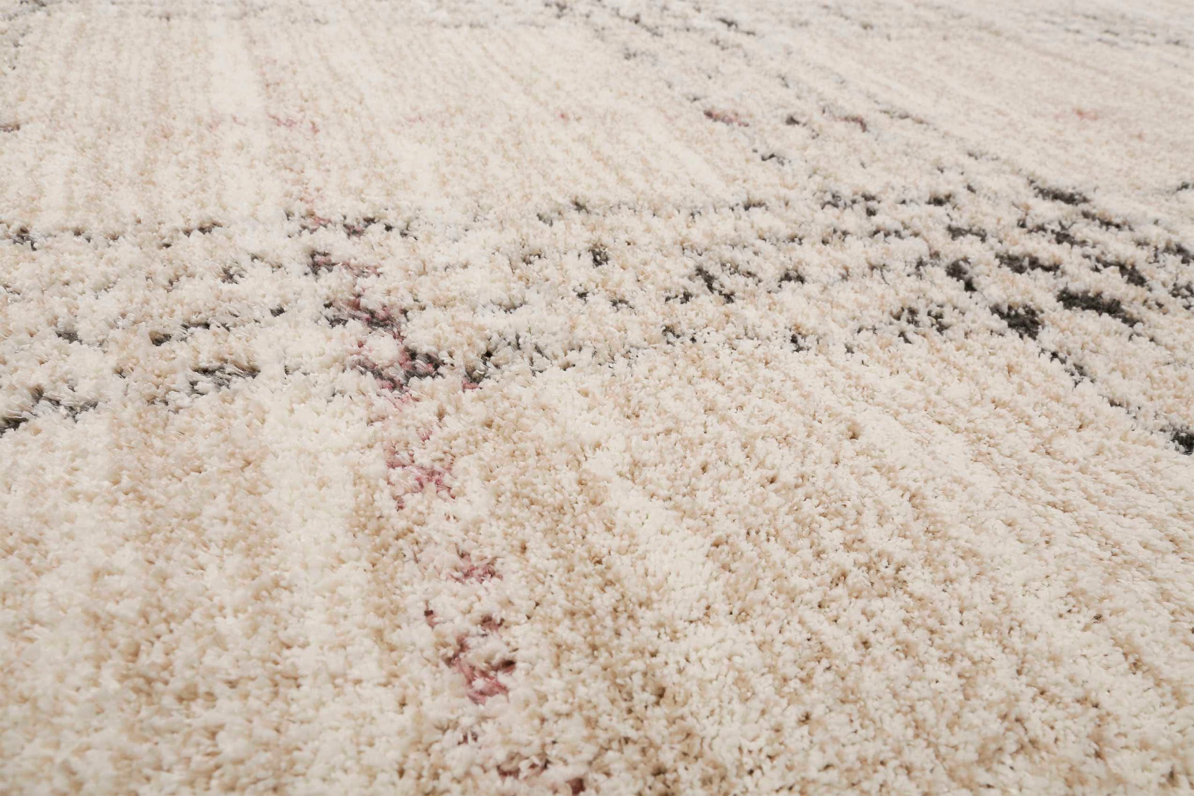 Esprit Hochflor-Teppich »Nora ESP-80336«, rechteckig, 30 mm Höhe, Shaggy, Langflor, mit Karo-Muster, Wohnzimmer