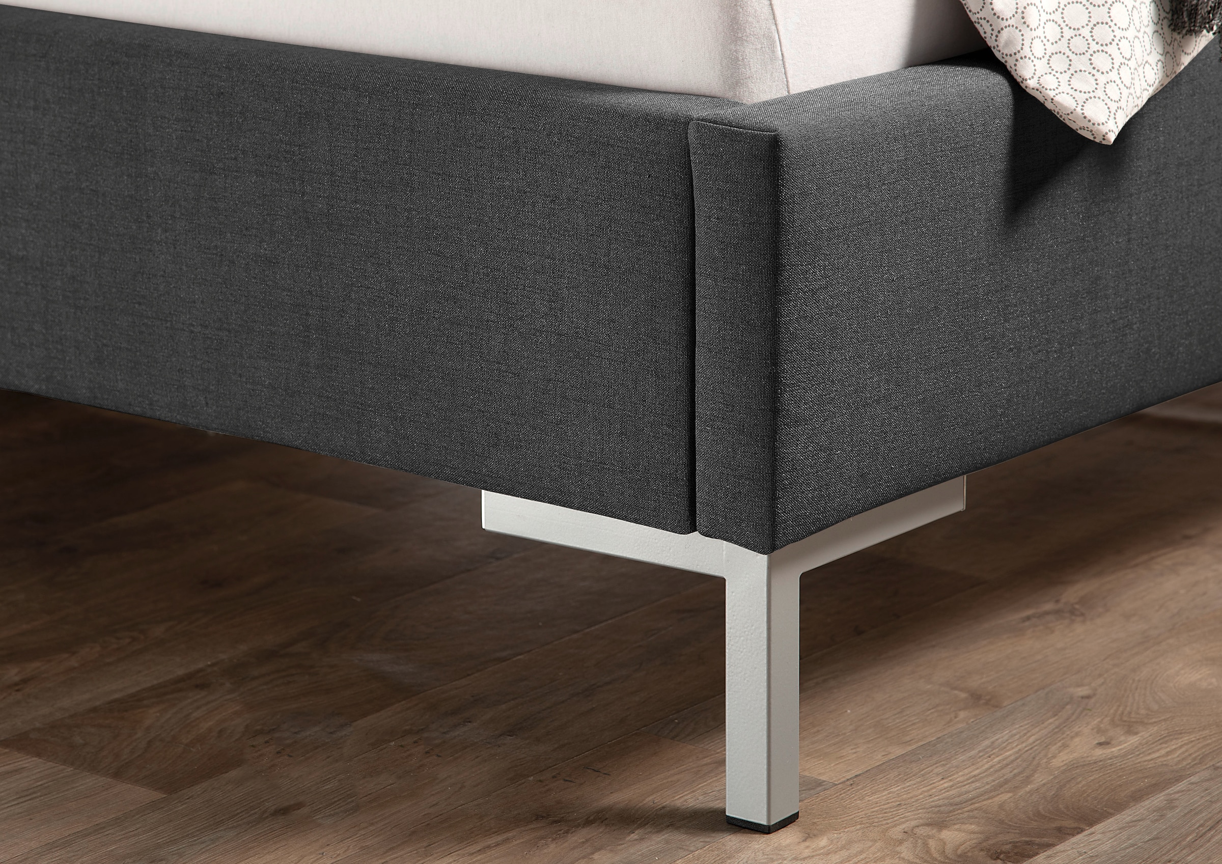 Maintal Polsterbett Bettseiten zerlegt, ohne Bettkasten