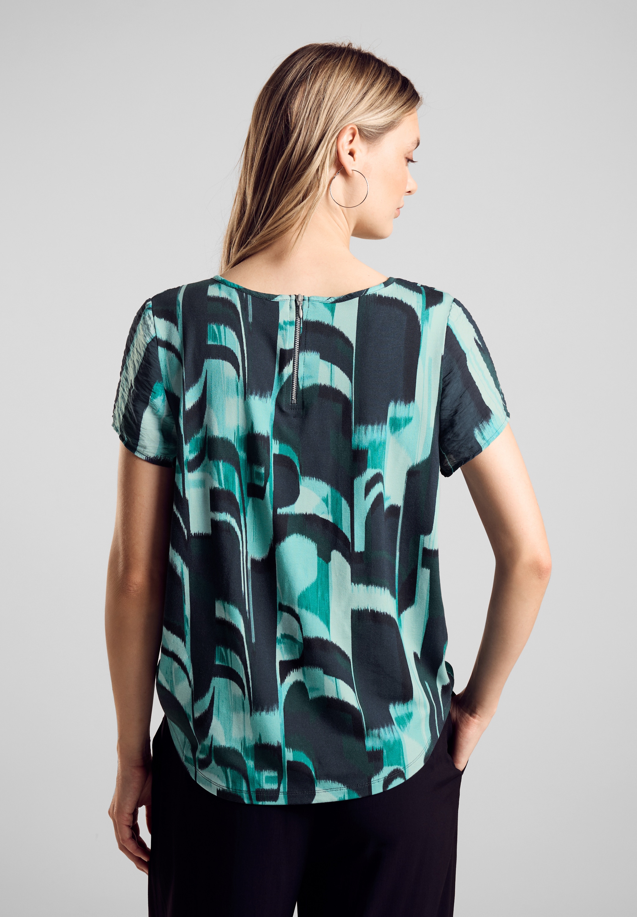 STREET ONE Print-Shirt, aus softer Viskose