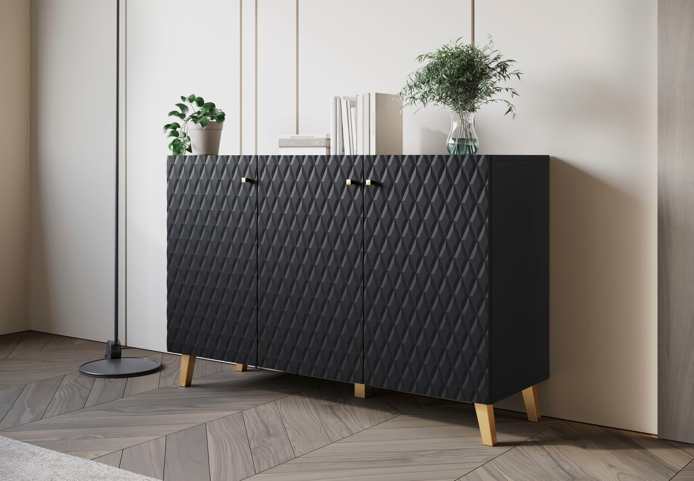 INOSIGN Sideboard "SIDEBOARD PHUKET", (1 St.), Modernes Sideboard mit 6 Fäc günstig online kaufen