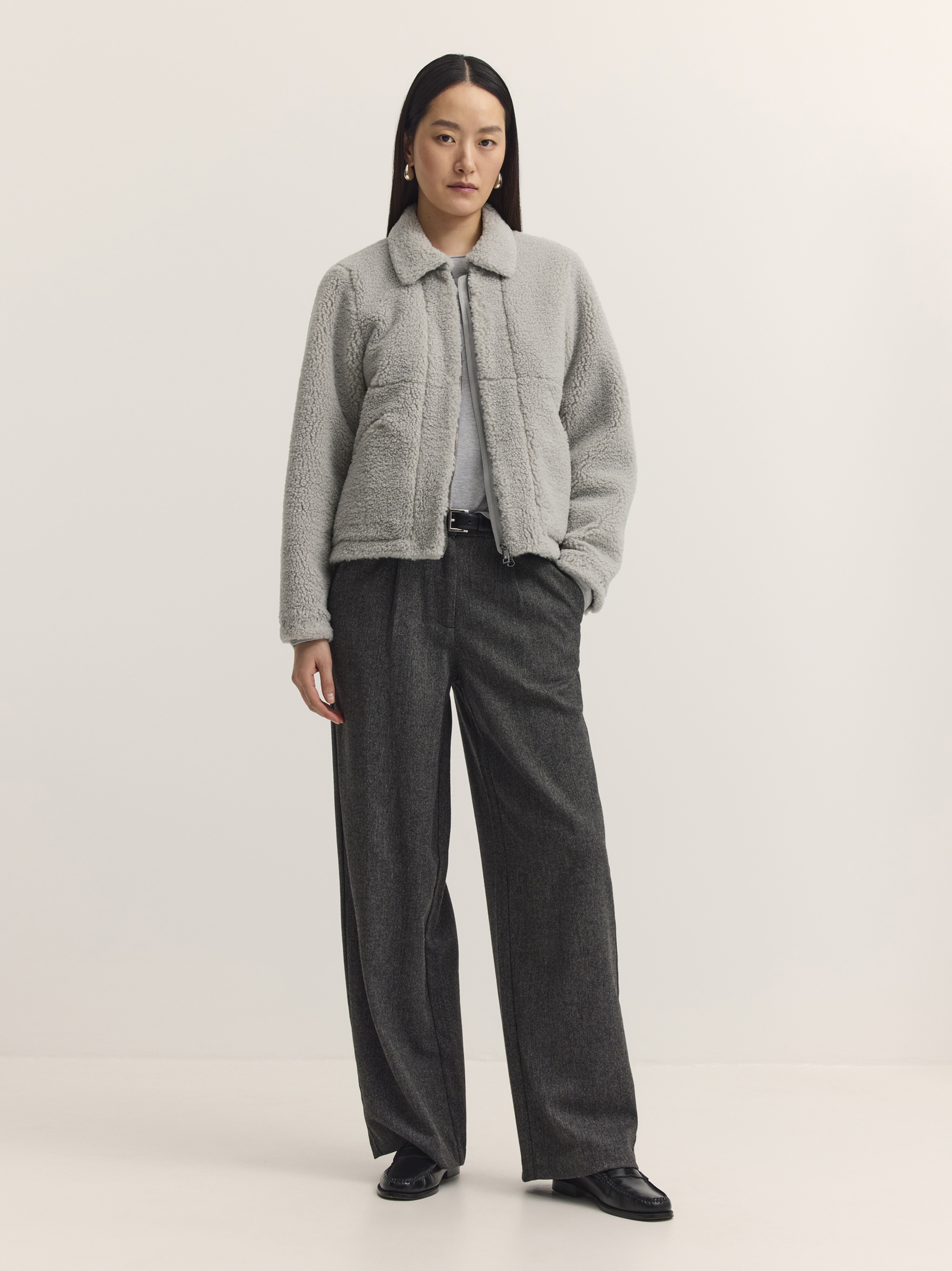 bugatti Kurzjacke »Regular Fit« ohne Kapuze Regular Fit Fake Fur Umlegekragen
