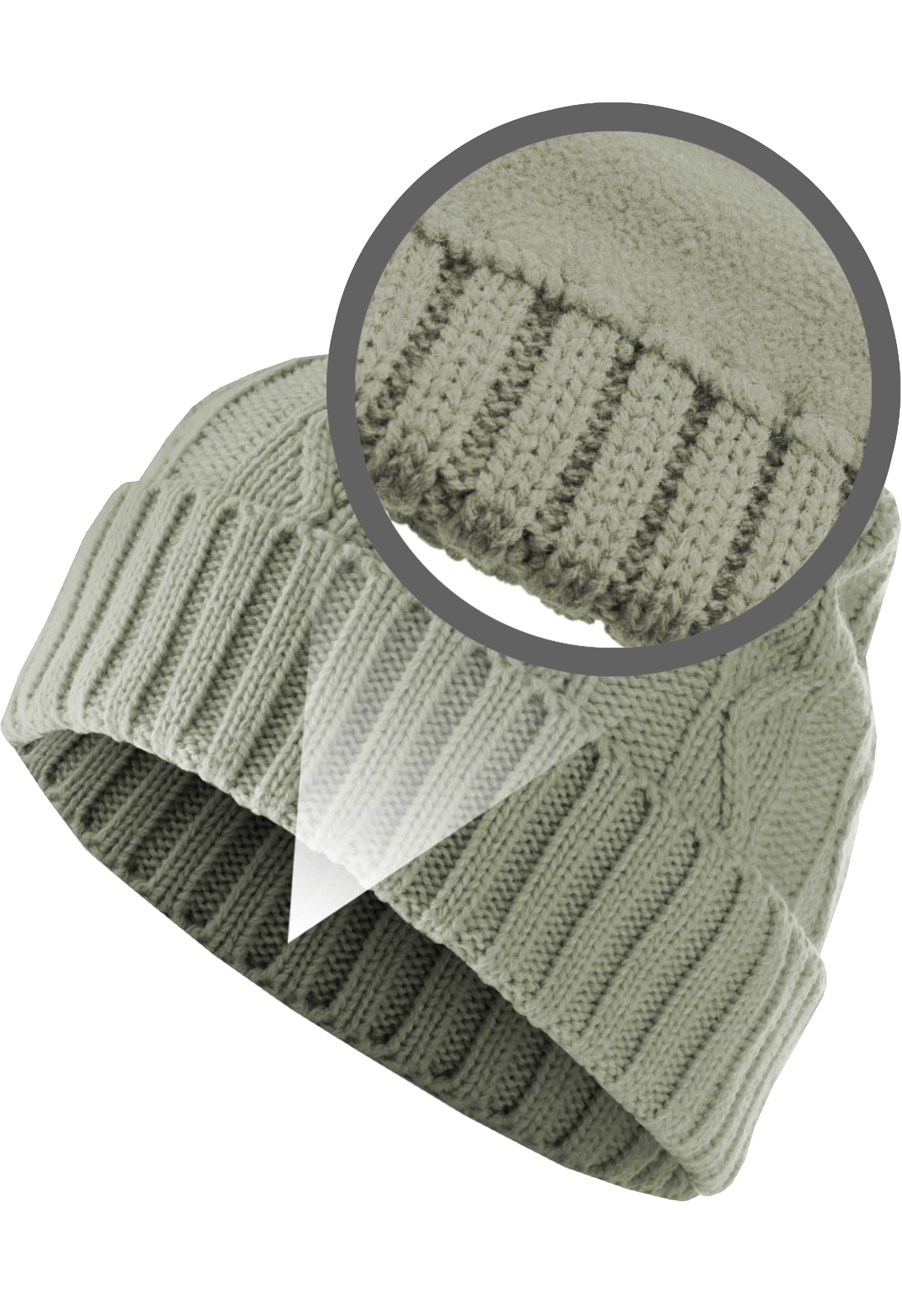 MSTRDS Beanie »MSTRDS Unisex Beanie Cable Flap« 1 Stk.