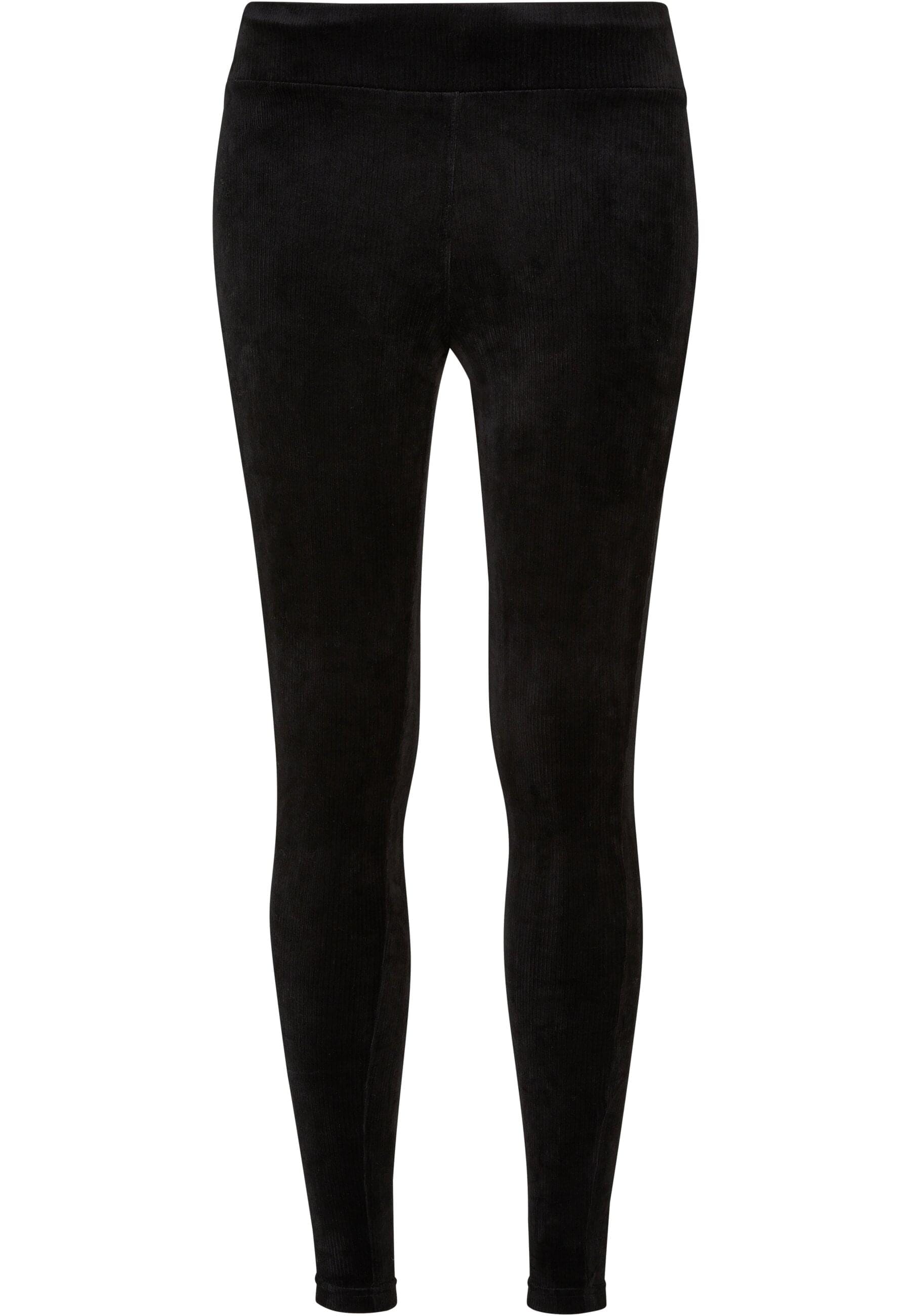 URBAN CLASSICS Leggings "Urban Classics Damen Ladies High Waist Rib Velvet günstig online kaufen