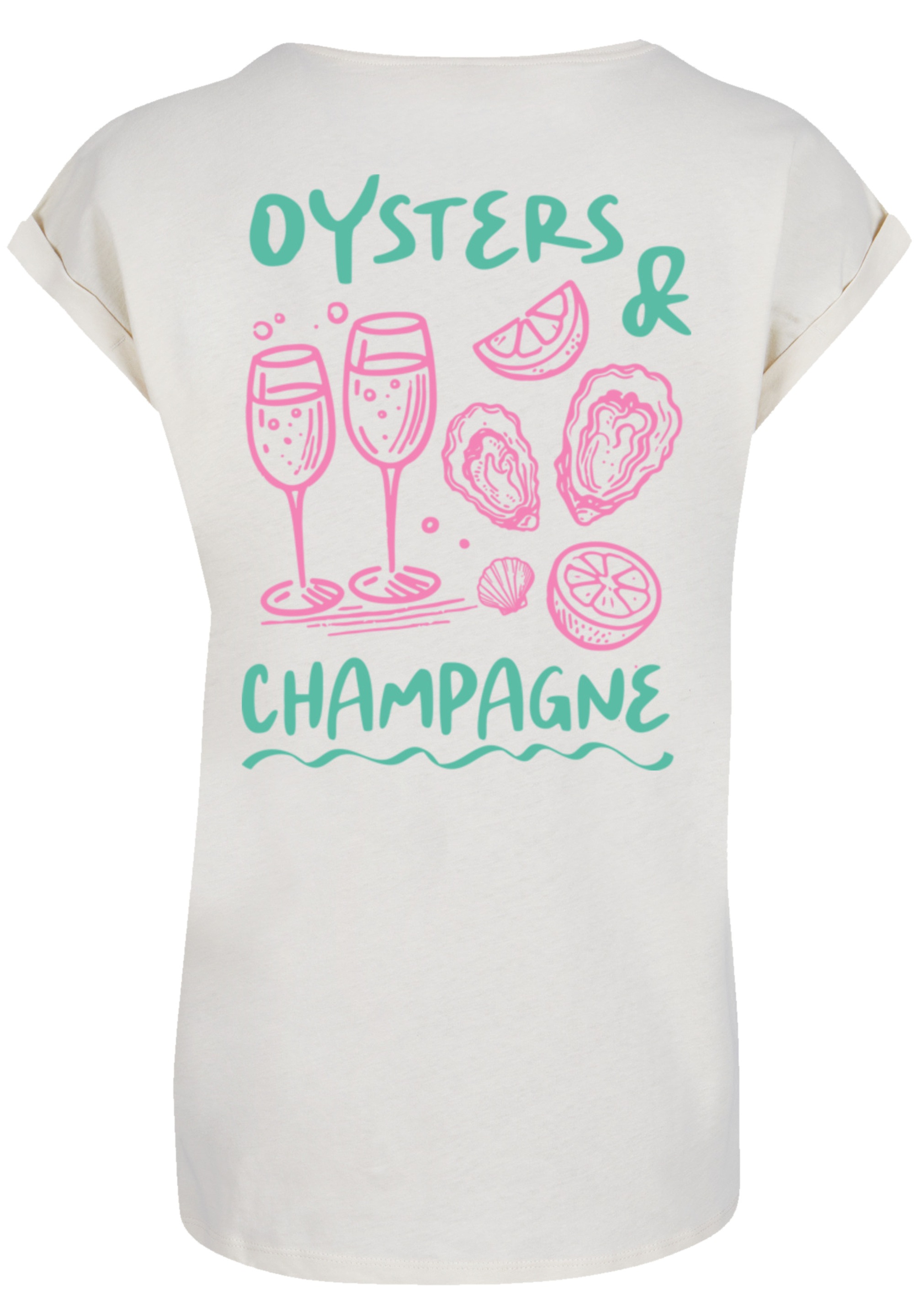 F4NT4STIC T-Shirt »Oysters And Champagne«, Premium Qualität