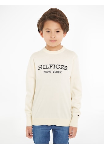 TOMMY HILFIGER Megztinis »MONOTYPE SWEATER« su großer...