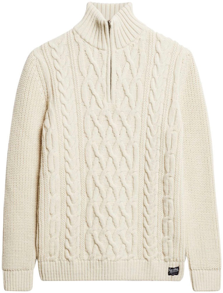 Superdry Strickpullover »Jacob Cable Knit Half Zip«
