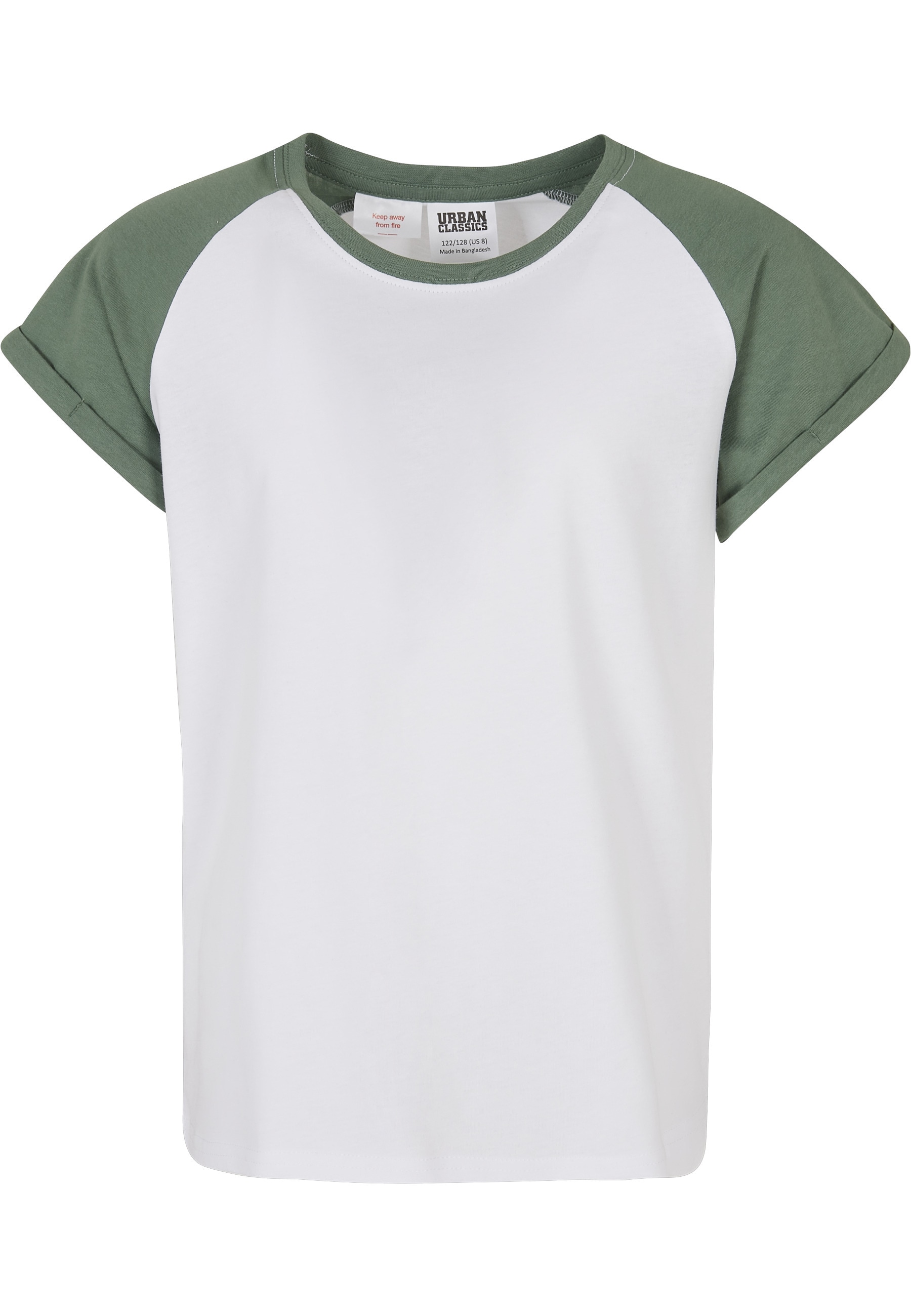 URBAN CLASSICS T-Shirt "Urban Classics Damen Girls Contrast Raglan Tee" 1