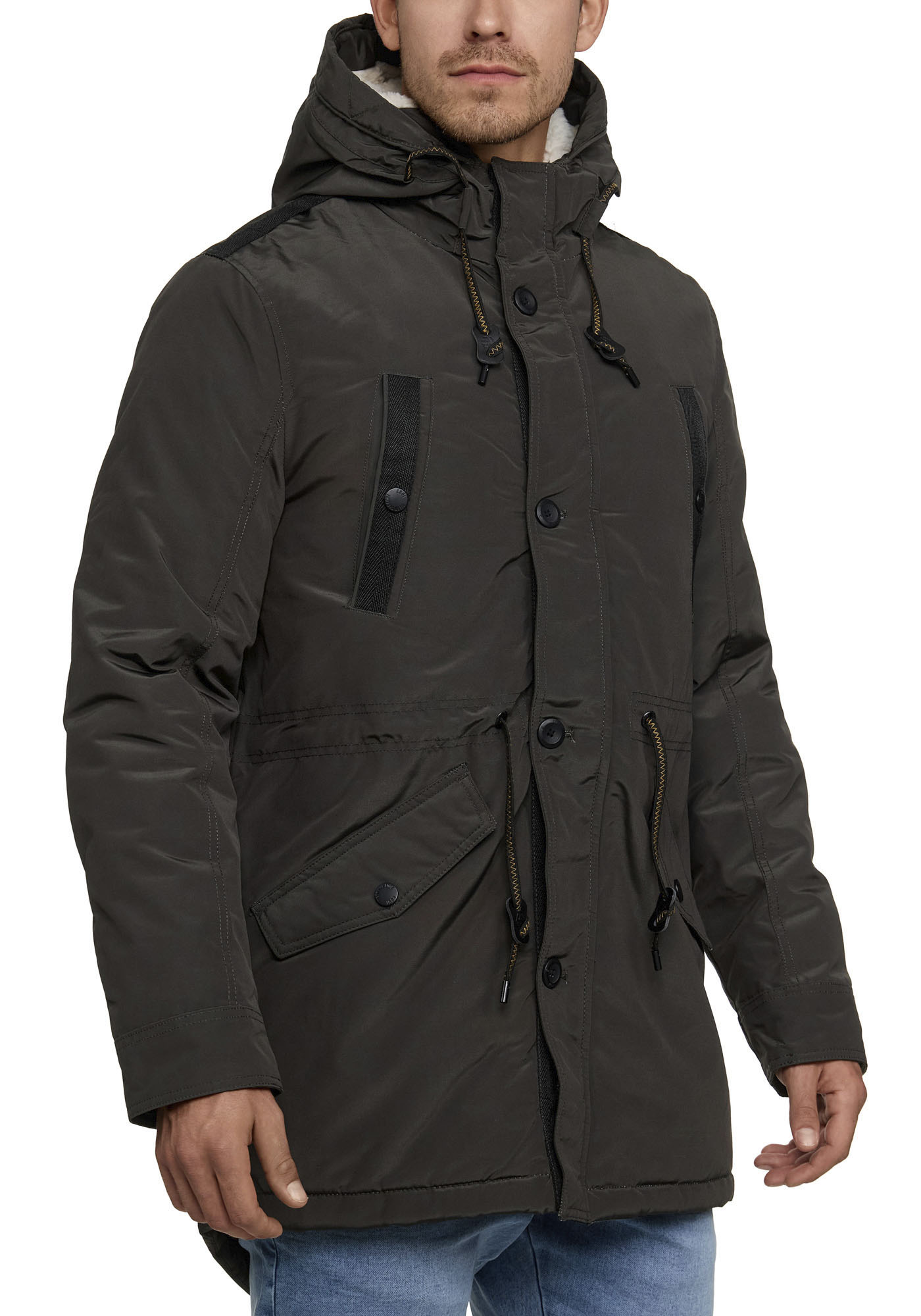 Thumbnail - Indicode Langjacke "INCallen", mit Kapuze
