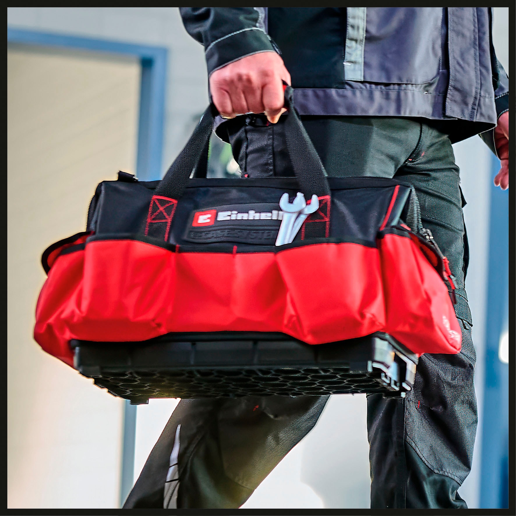 Einhell Werkzeugbox »Systemkoffer E-Case Tasche«, zur Aufbewahrung/Transport von Maschinen & Werkzeug