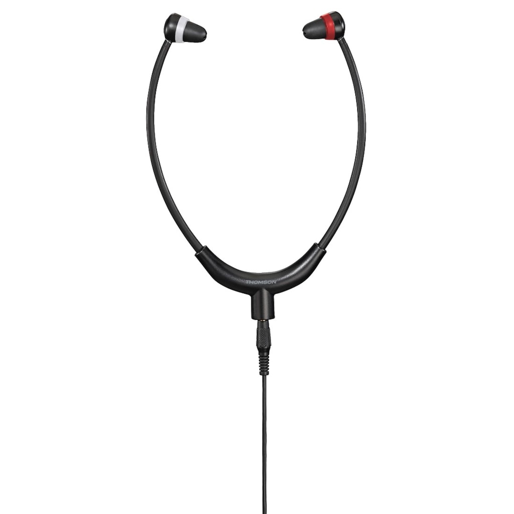 Thomson In-Ear-Kopfhörer »TV Headset In-Ear mit Kinnbügel, getrennte Lautstärkeregler Kabel 8 m«