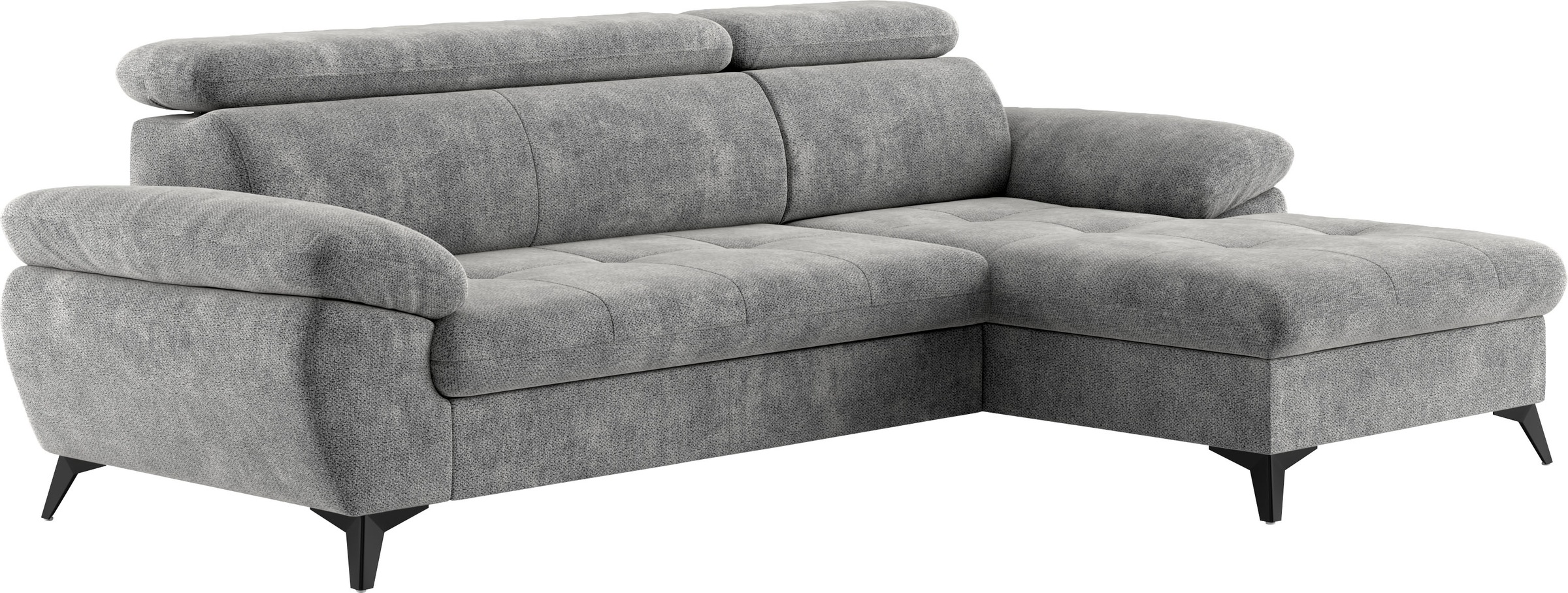 COTTA Ecksofa »Hudson L-Form«, mit Kopfteilverstellung, wahlweise mit Bettfunktion & Bettkasten