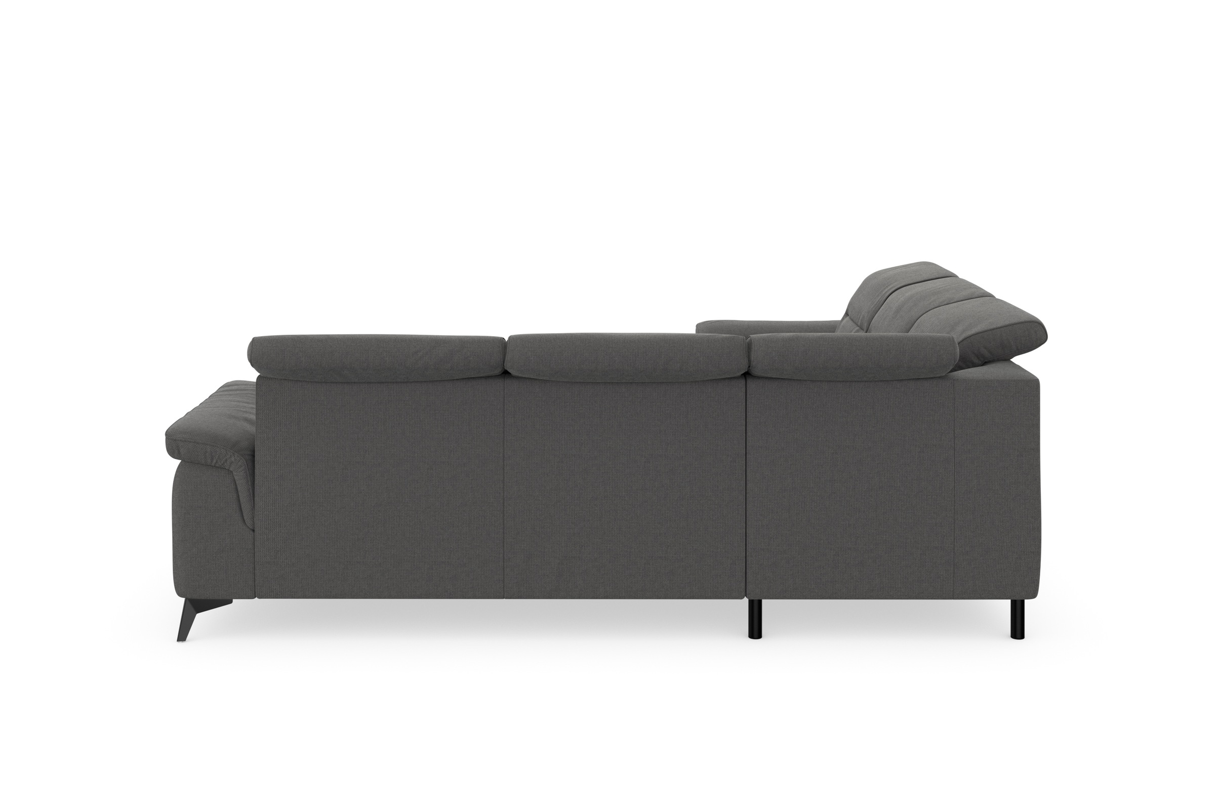 Sit & More Sinatra L-Form Corner Sofa Grey 9
