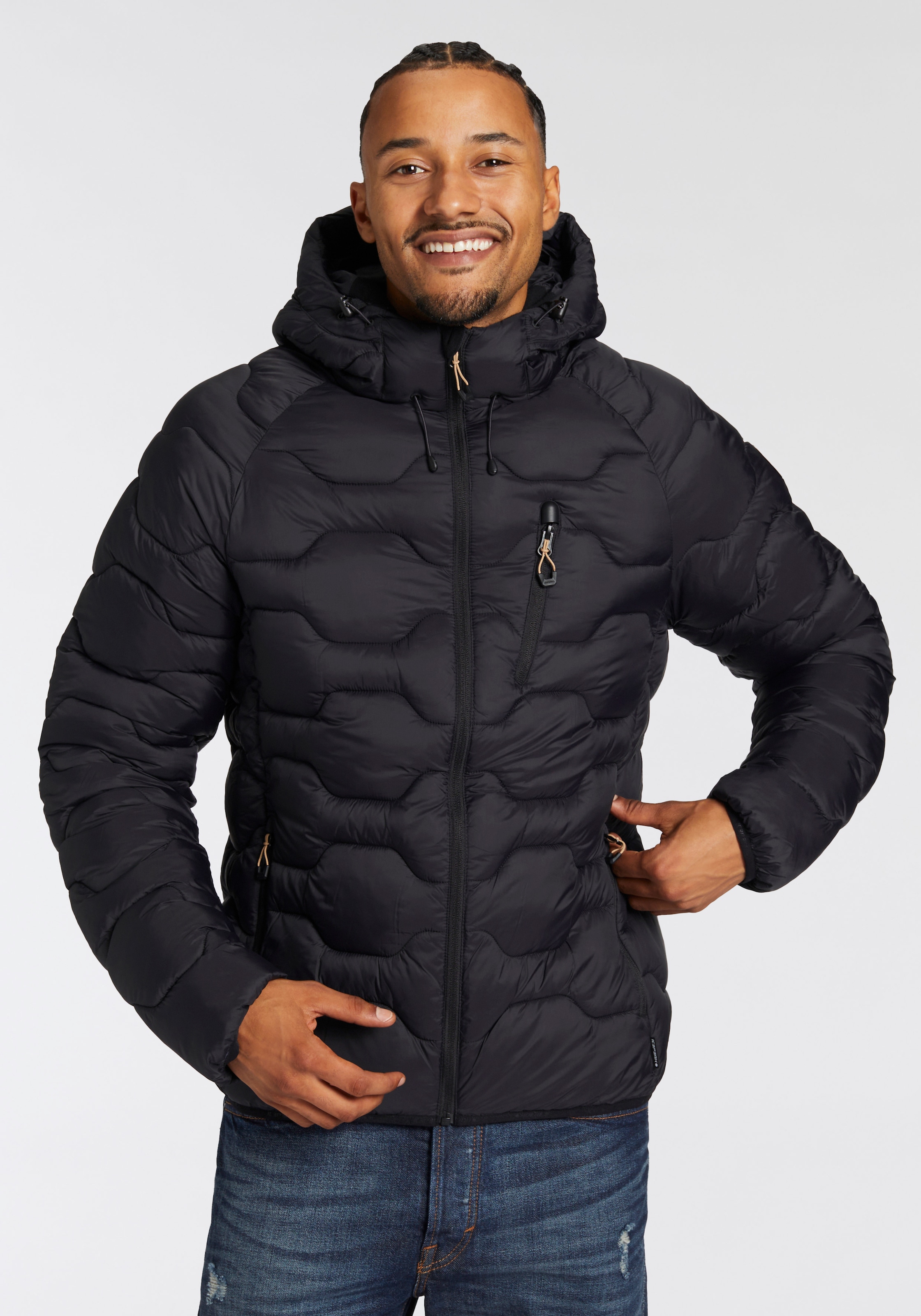 Icepeak Steppjacke für Erwachsene, für Outdoor-Aktivitäten, aus Polyamid günstig online kaufen