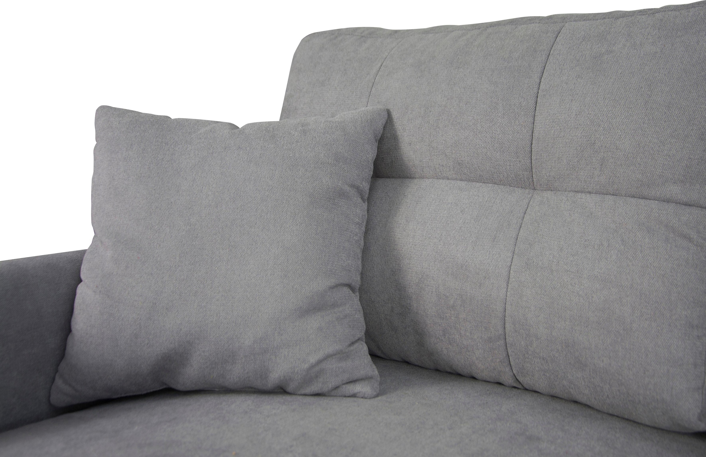 Home affaire Ecksofa »TRIPLO optionale Schlafsofa mit Bettkasten, Maße B/T/H: 234/164/89 cm« L-Form wahlweise mit Bettfunktion - Liegefläche 132x210 cm