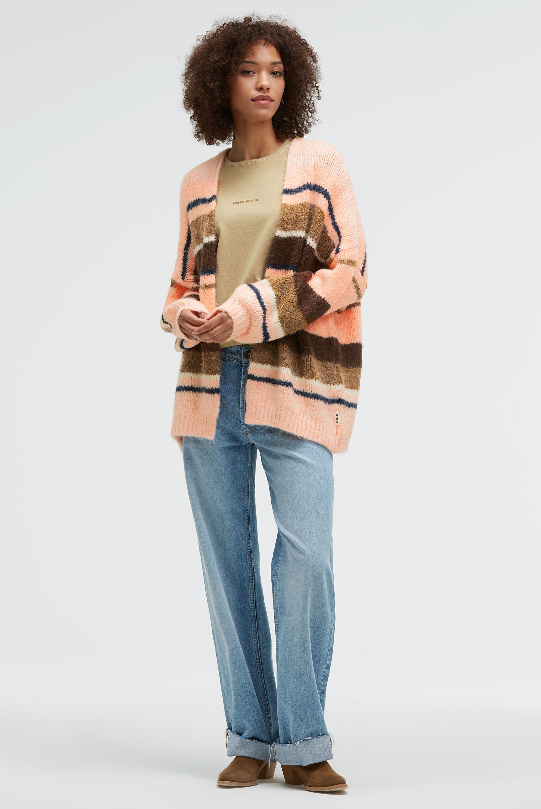 SENSES.THE LABEL Strickjacke in weicher Haptik