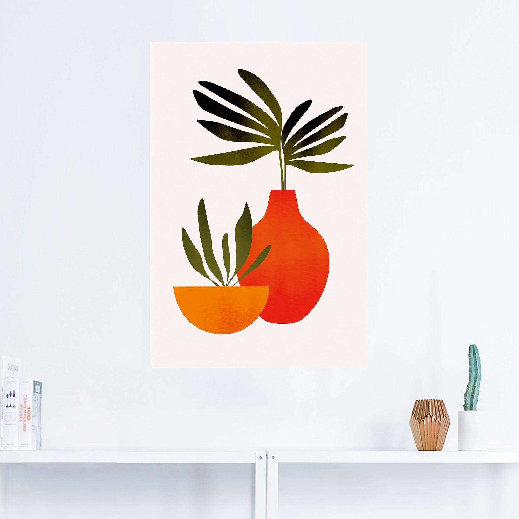 Artland Wandbild »Skandinavisches Stillleben«, Vasen & Töpfe, (1 St.), als Alubild, Outdoorbild, Leinwandbild, Poster in verschied. Größen