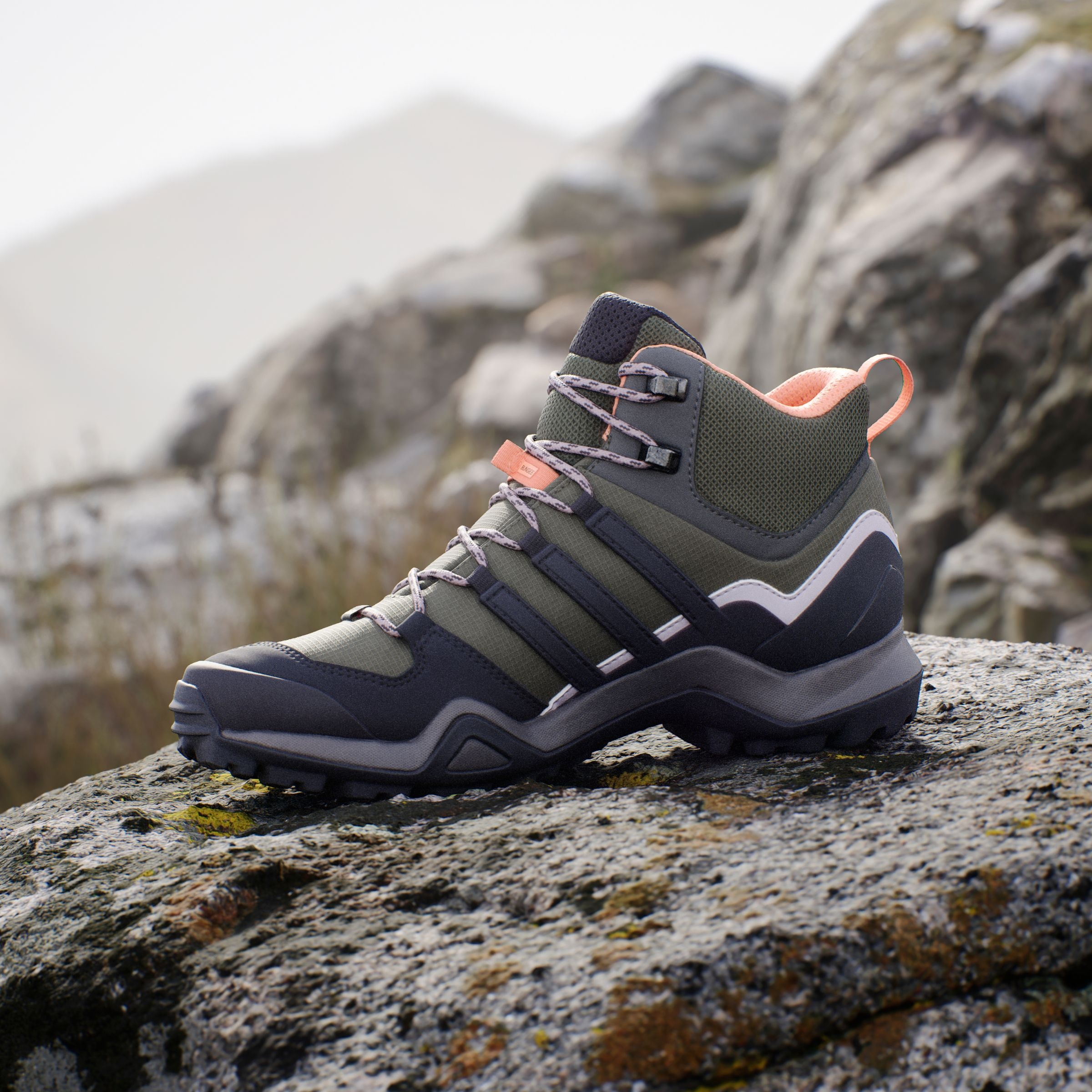 adidas TERREX Wanderschuh »TERREX SWIFT R2 MID GORE-TEX«, wasserdicht