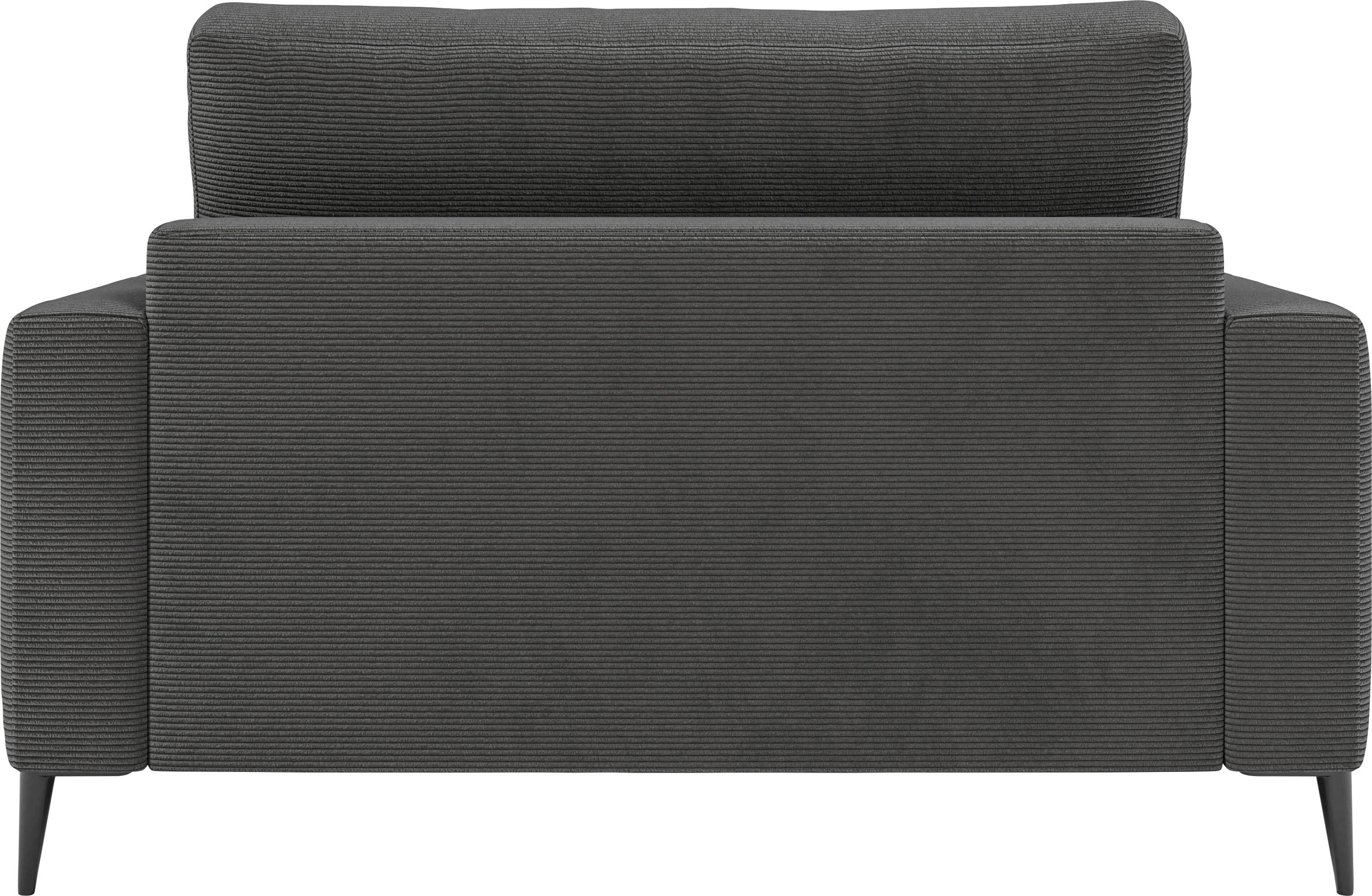 INOSIGN Chaiselongue »Downtown Loungemöbel zum Relaxen, B/T/H: 132/170/84 cm«, auch in Bouclé, Cord und Easy care - leicht mir Wasser zu reinigen