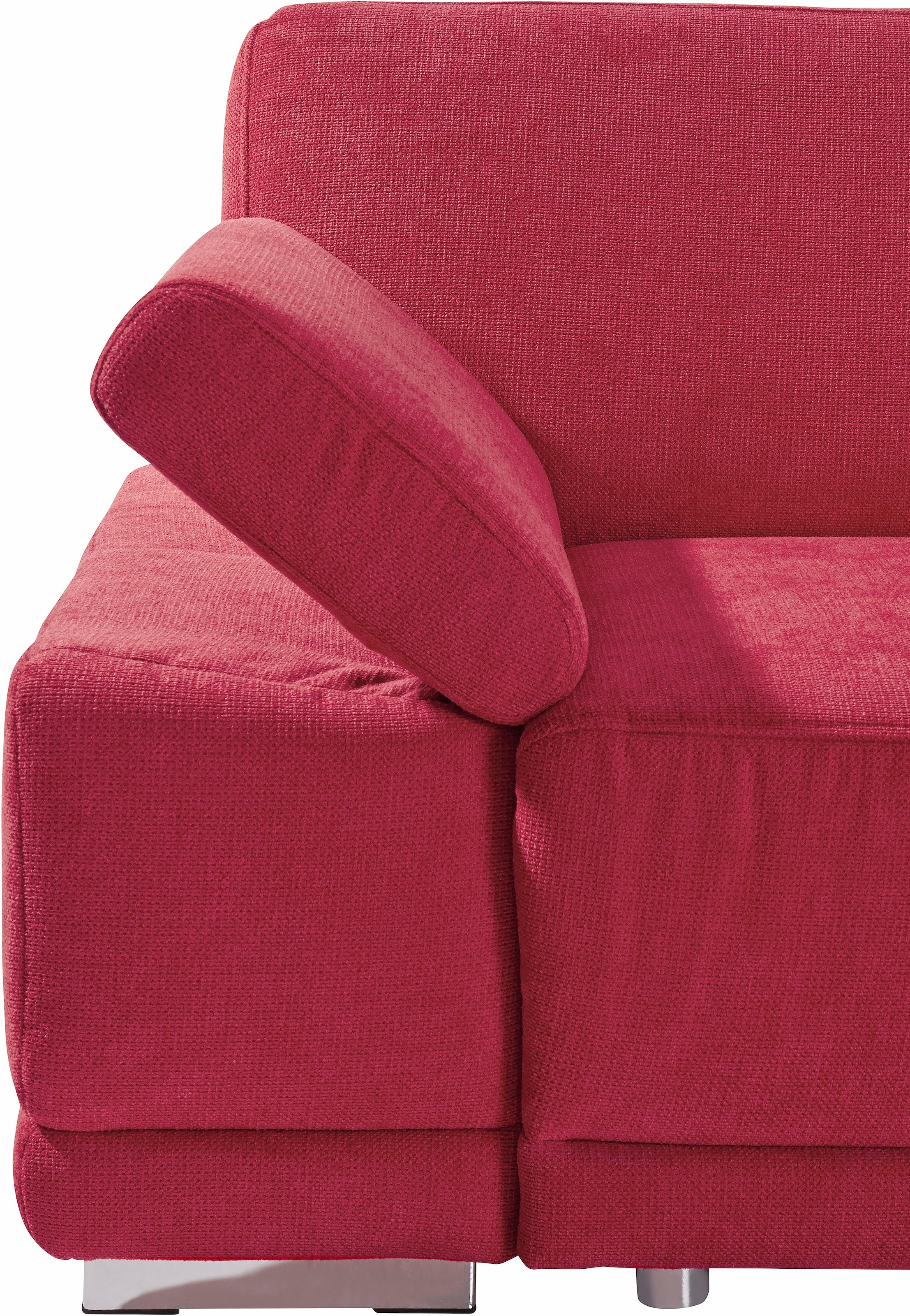 sit&more Ecksofa »Coria L-Form«, mit XL-Recamiere, wahlweise mit Bettfunktion