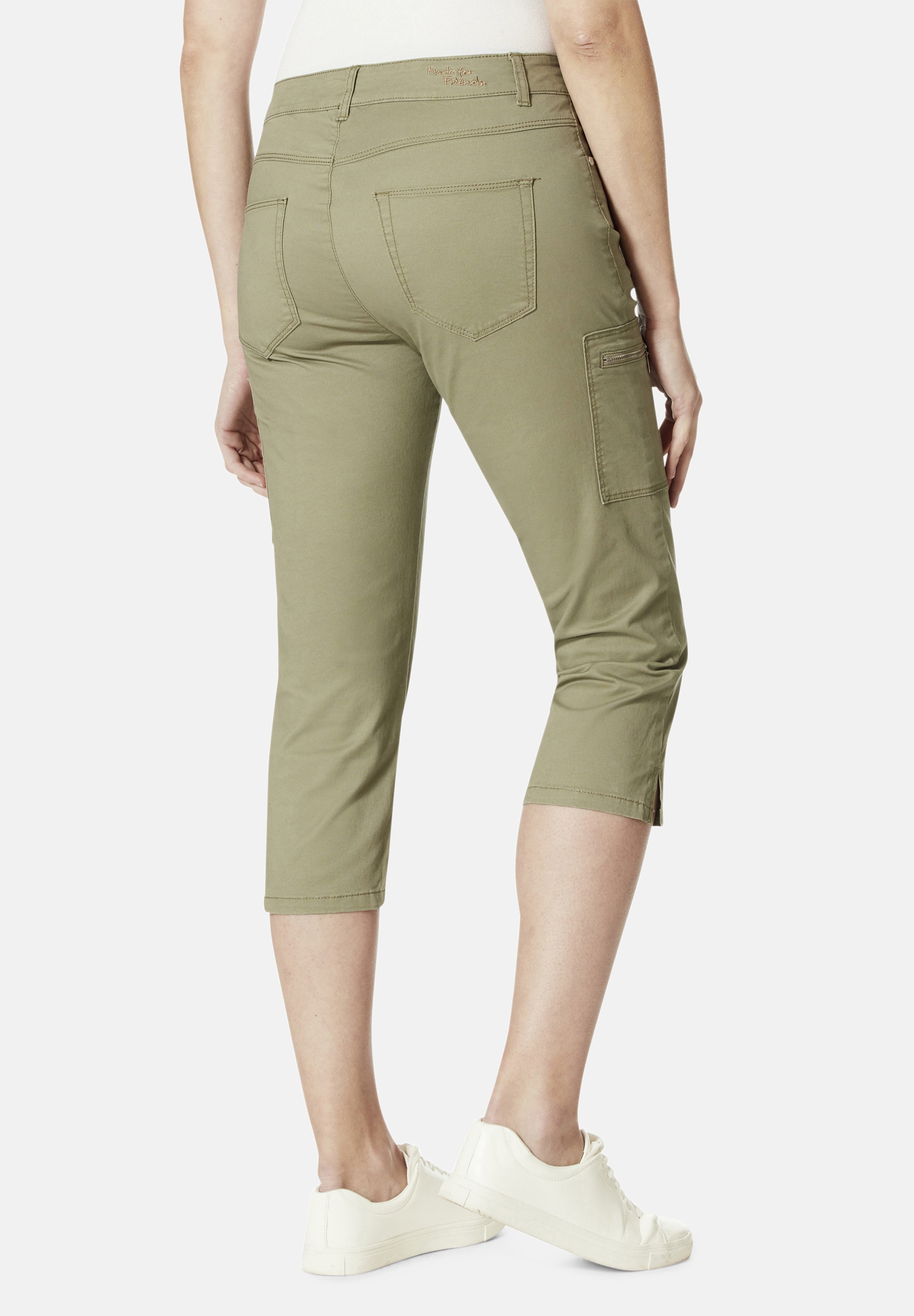 STOOKER WOMEN 7/8-Hose »Tahiti Fashion Capri Slim Fit«, Capri Slim Fit Casual Clean Wash Twill Coloured für Damen