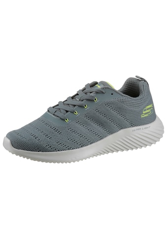 Skechers Sneaker »BOUNDER« su neonfarbigen Kont...