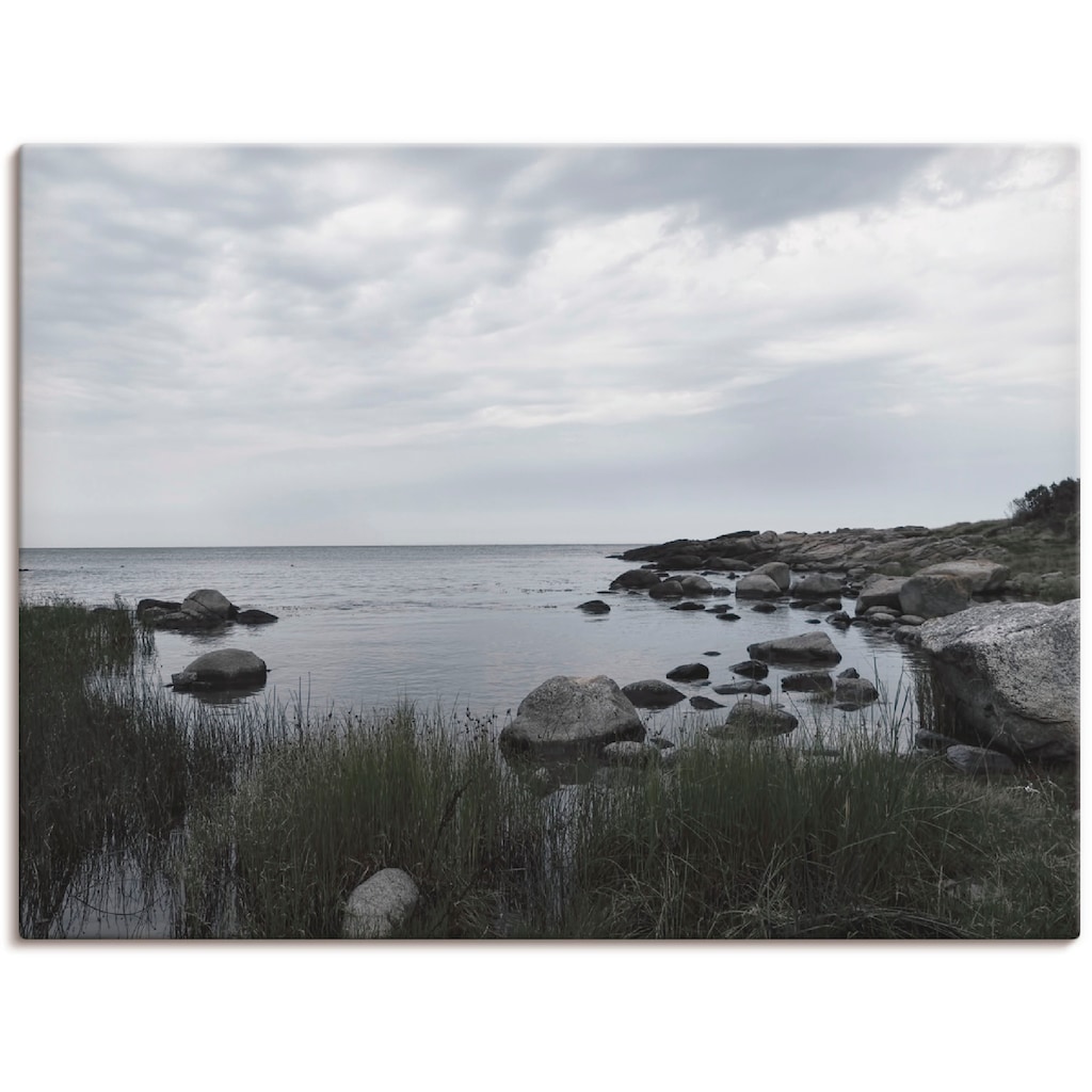 Artland Wandbild »Einsame Bucht am Meer«, Gewässer, (1 St.)