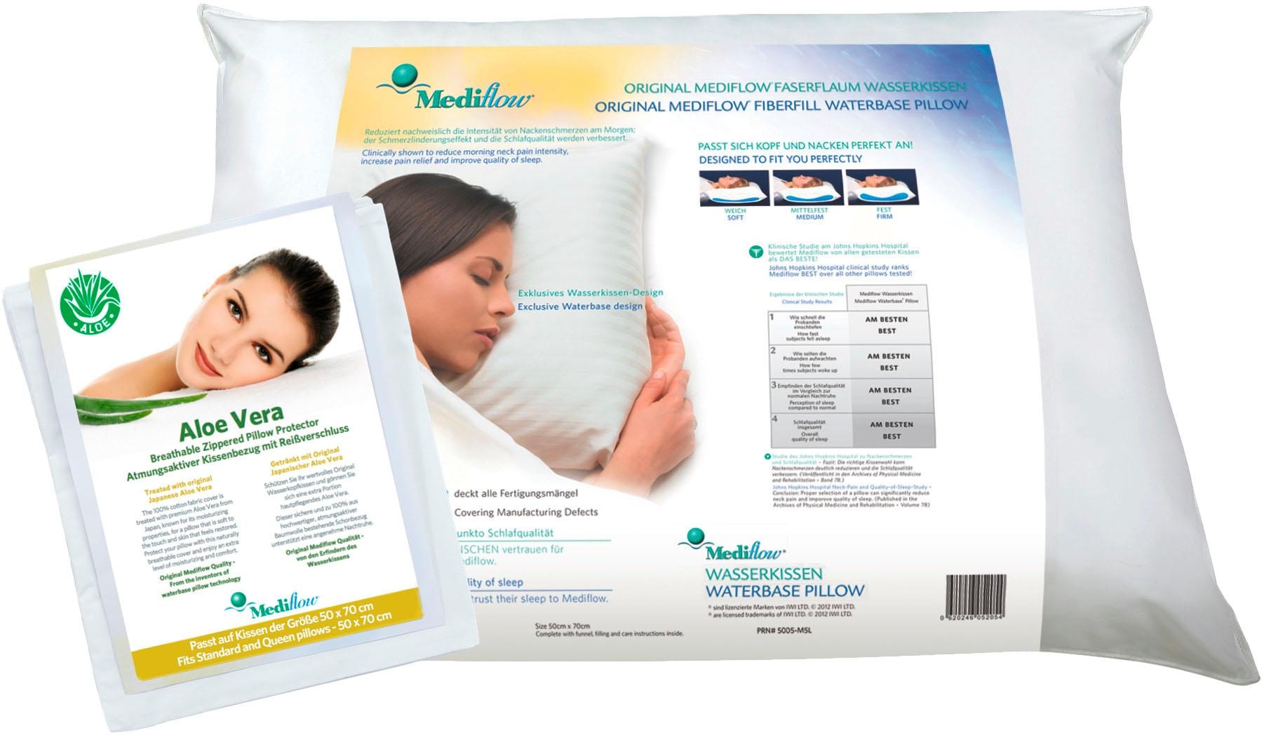Mediflow Wasserkissen "Mediflow Aloe Vera Kombipack - Kissen+Bezug 5228 50x günstig online kaufen