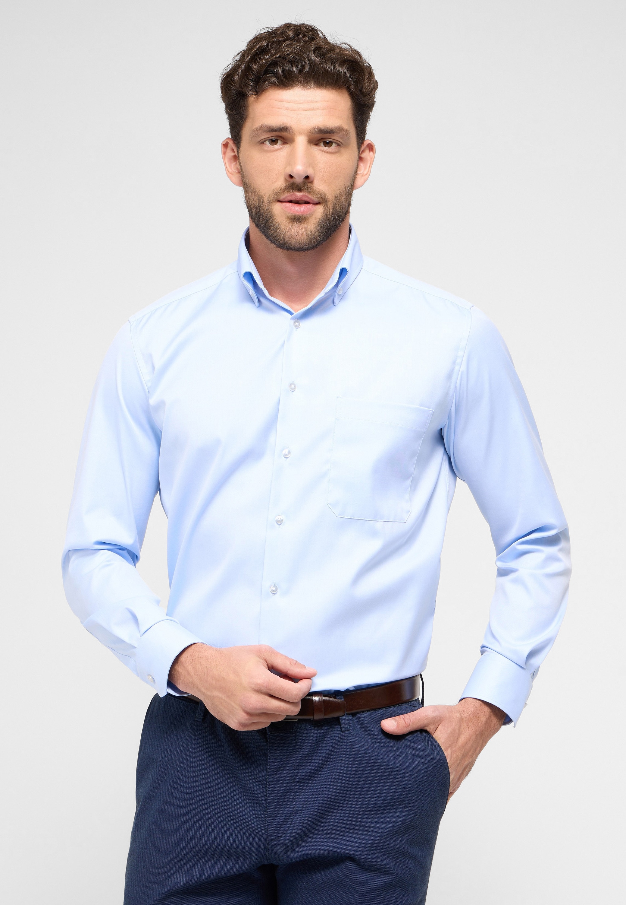 Eterna Langarmhemd "COMFORT FIT", NON IRON (bügelfrei) günstig online kaufen