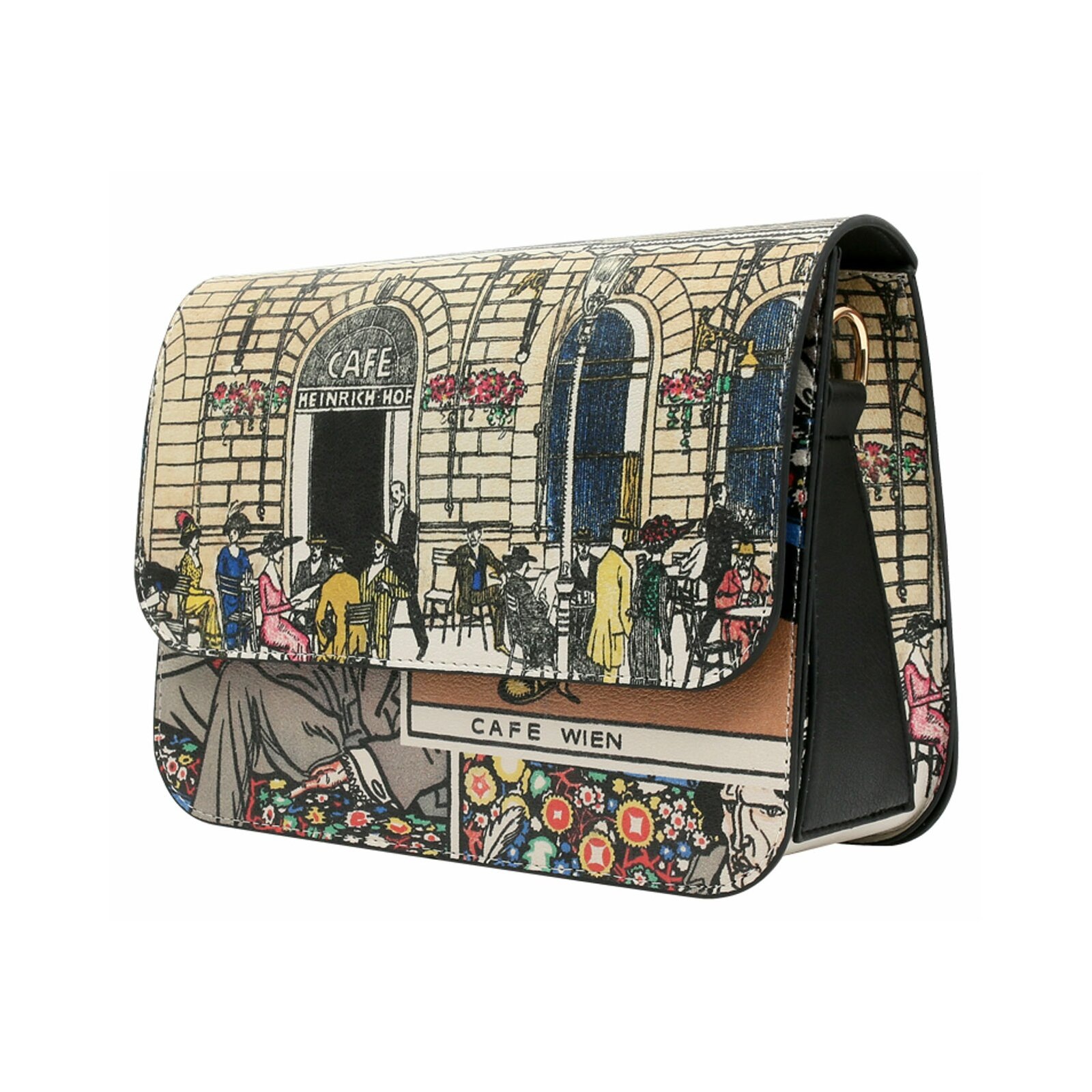 DOGO Handtasche »Cafe Wien«, Vegan