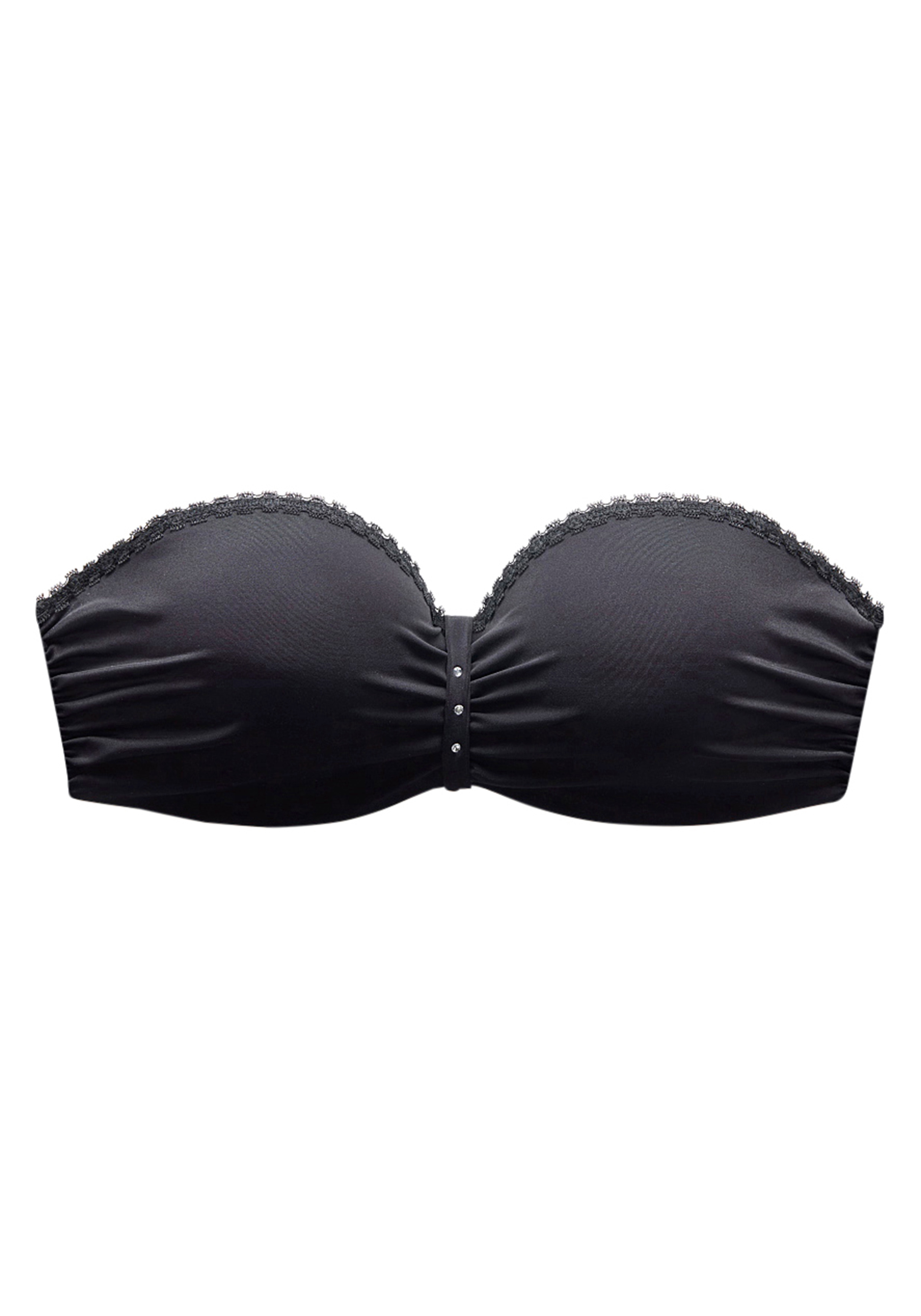 NUANCE Damen Multiway-BH, Gr. 85, schwarz, Microtouch, Obermaterial: 88% Polyamid, 12% Elasthan, BHs, mit Bügel und mit Schale