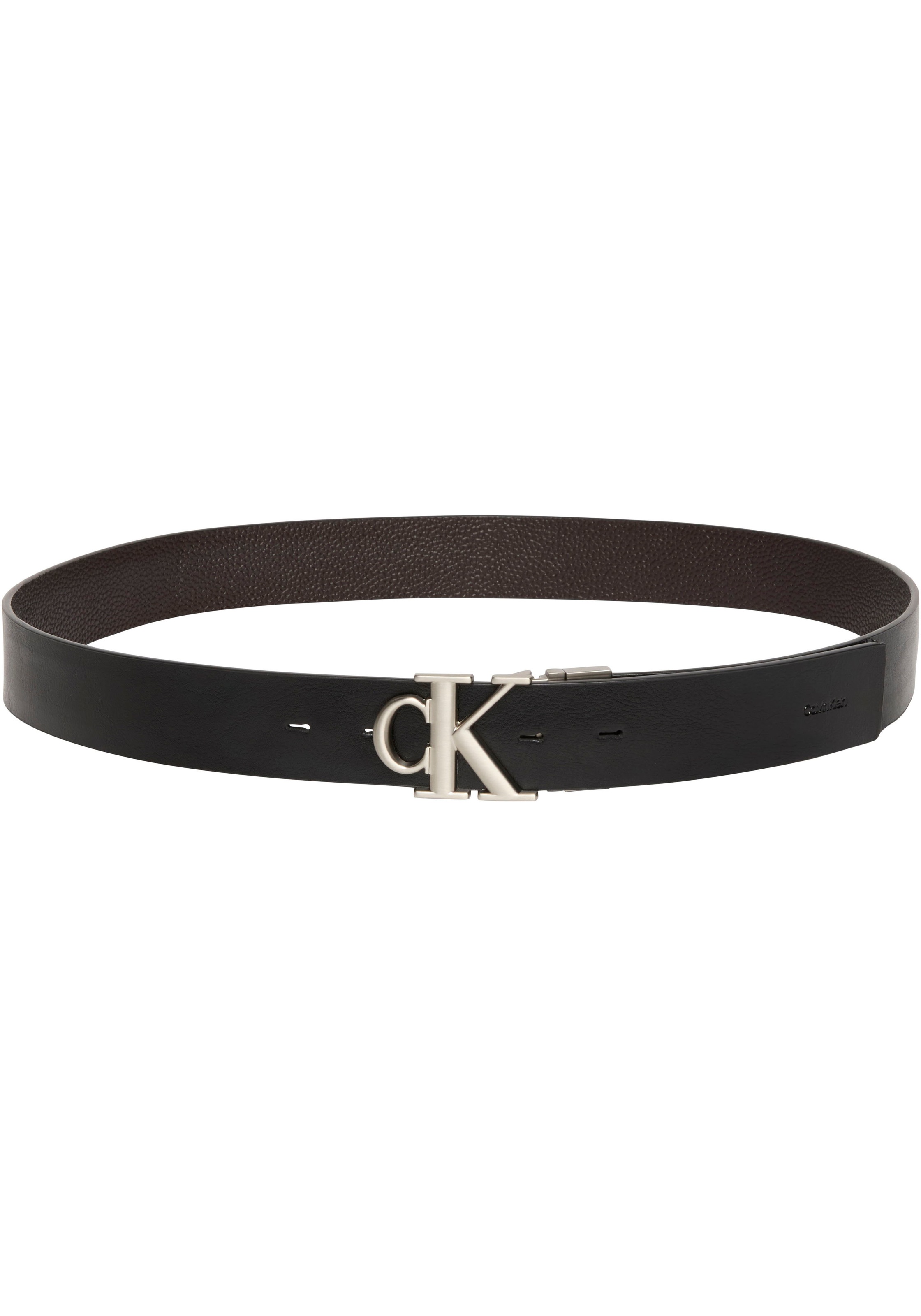 Calvin Klein Ledergürtel "CK BUCKLE TUMBLED 35MM ADJ/REV" Umkehrbar günstig online kaufen