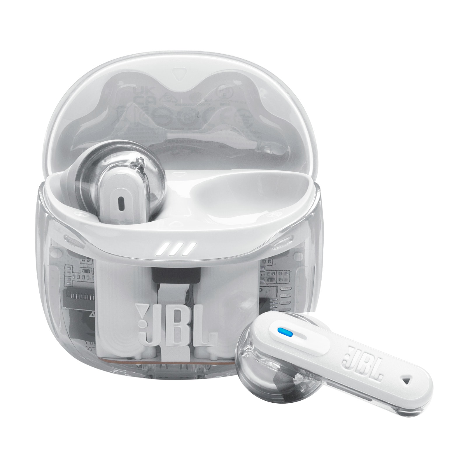 JBL wireless In-Ear-Kopfhörer "TUNE Flex 2", B:3,2cm H:16cm T:10cm, weiß, Kopfhörer