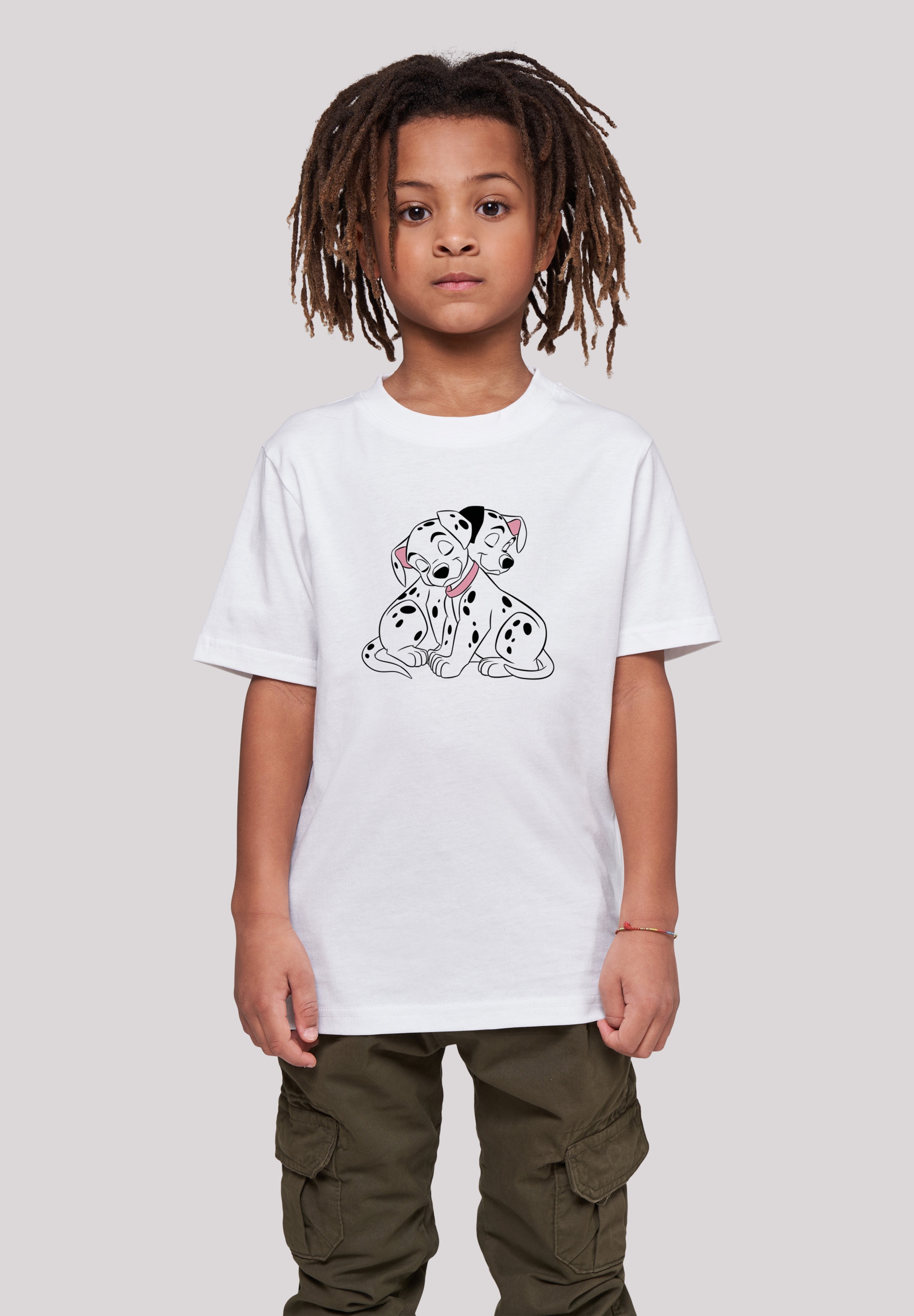 ▷ BAUR »Disney F4NT4STIC | T-Shirt 101 Unisex Puppy Merch,Jungen,Mädchen,Bedruckt Kinder,Premium Dalmatiner Love«, für